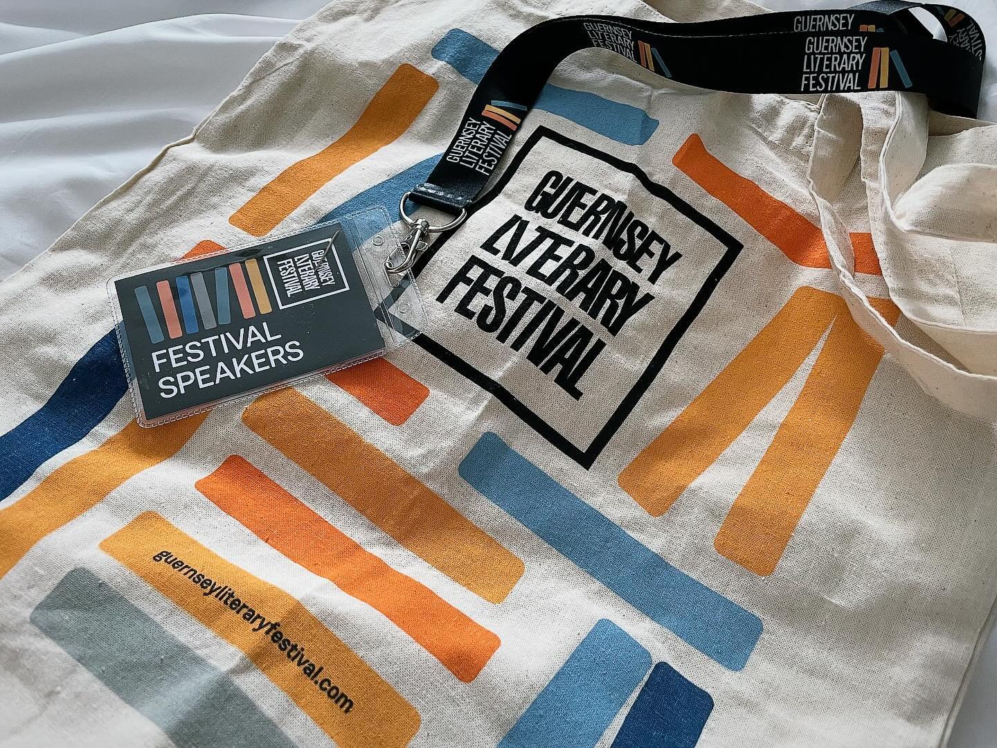 Such a pleasure to be part of @guernseylitfest this year! A whirlwind tour - a keynote at the launch event (my love letter to books in between speeches by the wonderful Sir Terry Waite and ex-footballer Pat Nevan), school events, a library event and 