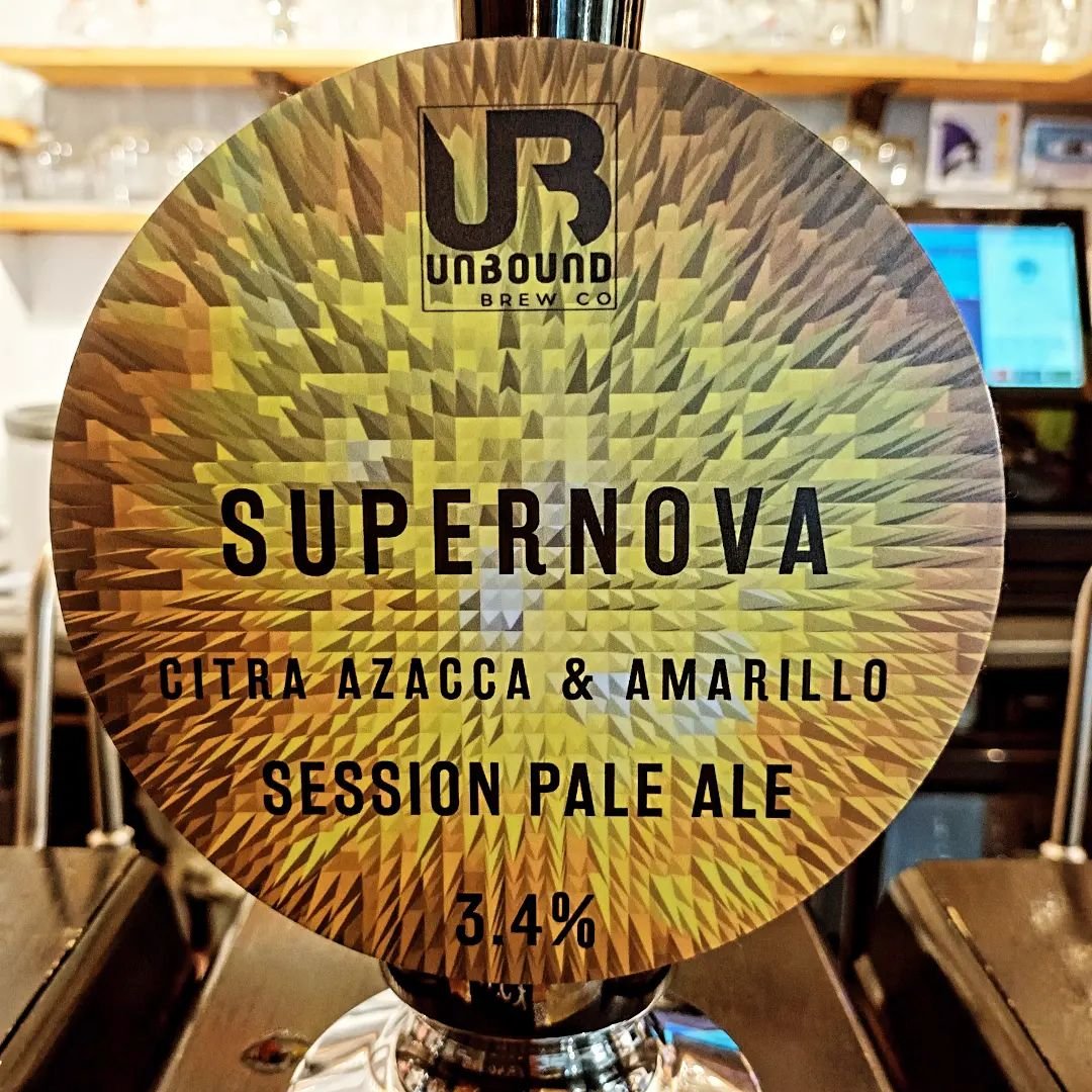 A full new cask line up and Stiegl Goldbrau sees us into the weekend. Have a hoppy happy weekend folks!!! 🍻

Unbound, Supernova, 3.4% - Who doesn&rsquo;t like a modern, tasty session pale ale? Citra, Azzaca &amp; Amarillo combine with flavours of ci