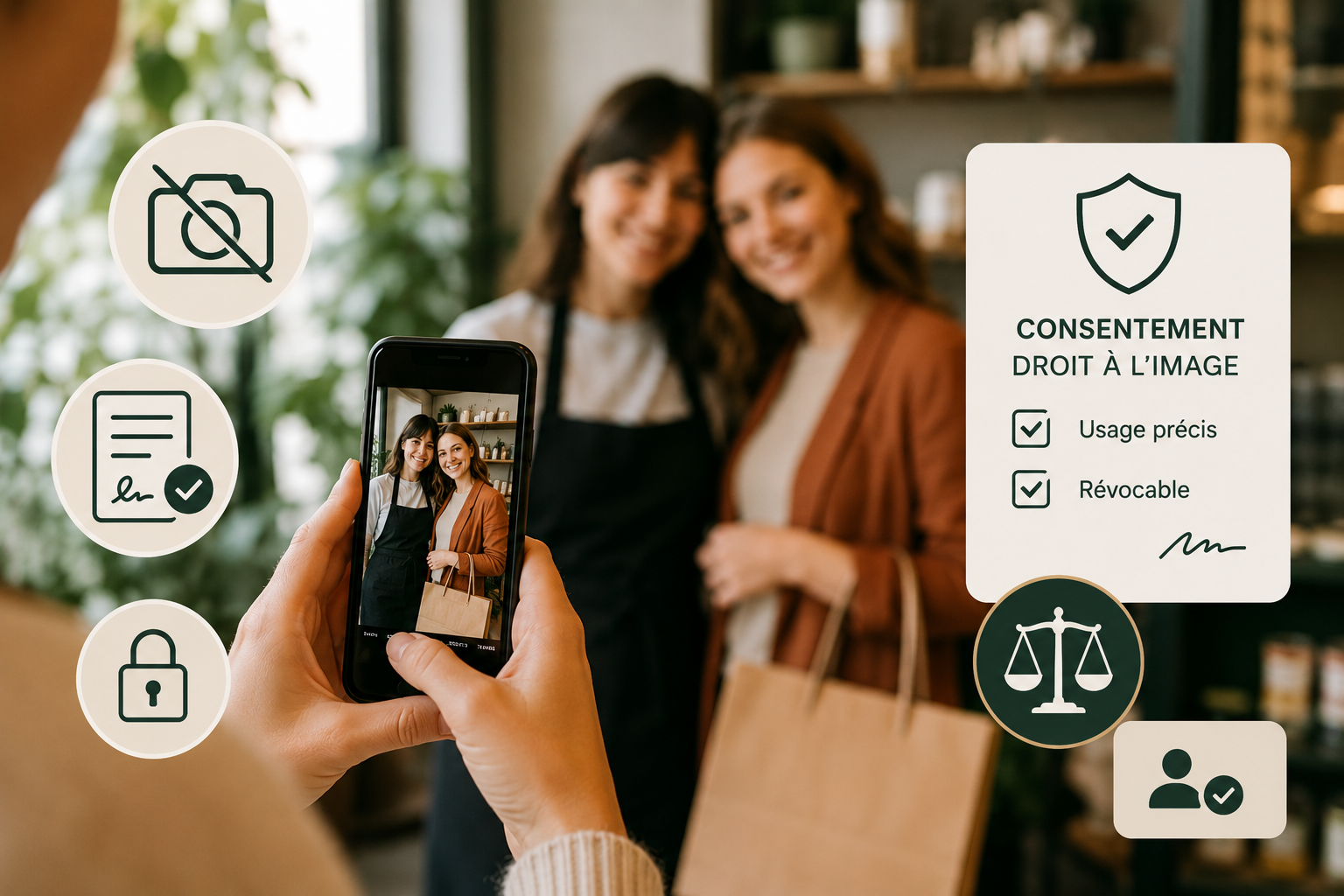 Tu publies la photo d'un client sans son accord ? Voici ce que tu risques