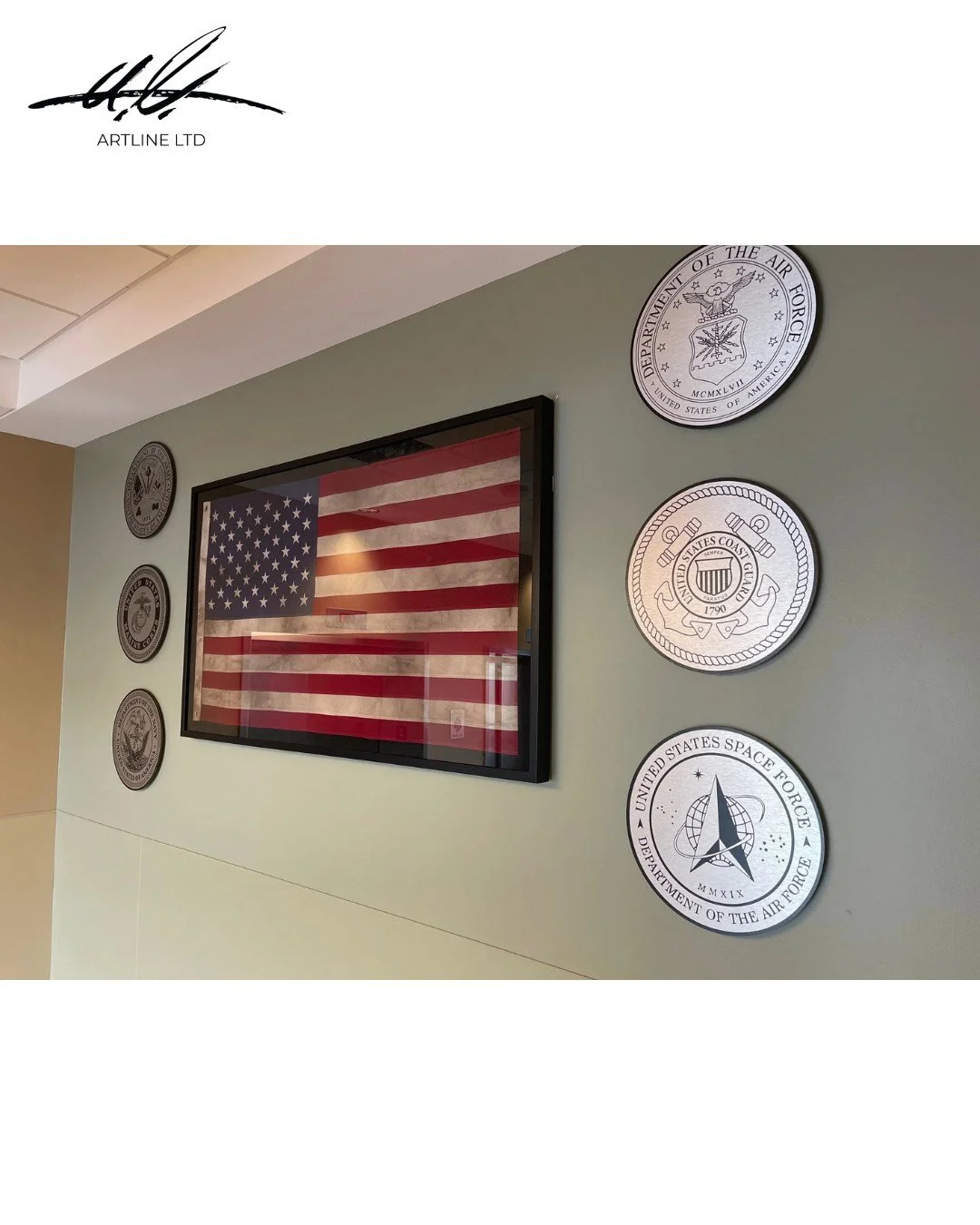 Get to know our VETERAN COLLECTION.

Celebrates history and honor through a powerful mix of vintage flags, patriotic panelscapes, curated gallery pieces, and military seals

Look at the full collection at: www.artlineltd.com/shop/patriotic