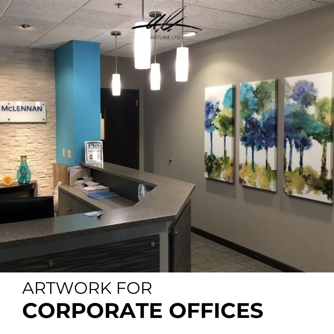 Corporate offices are a key industry we work with regularly, providing tailored solutions that enhance both branding and aesthetics.

The products featured on this page are among the most common we offer for corporate spaces, including custom artwork
