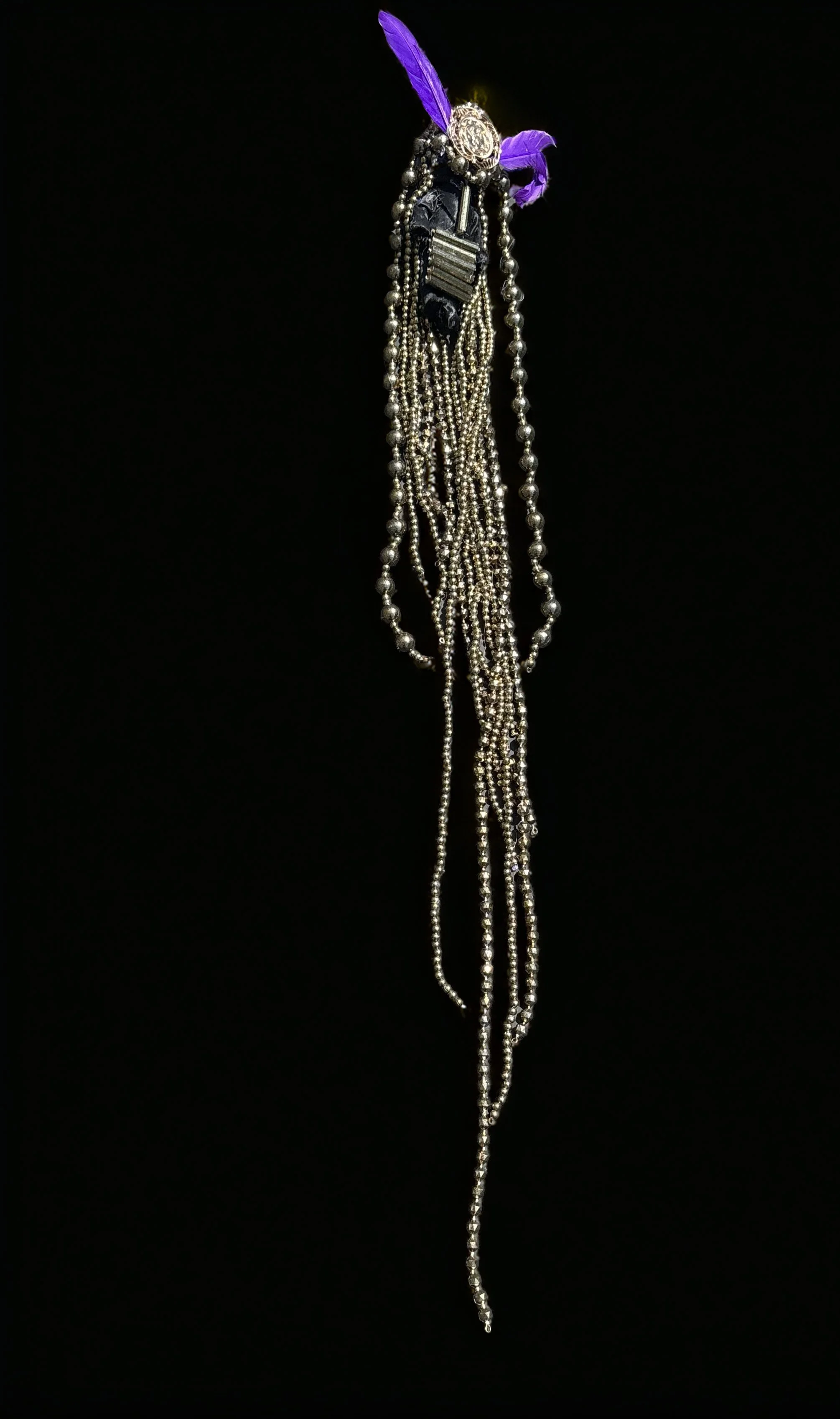  Ascension Spirit   
Soft Sculpture 
 Found Materials   
Discarded Doll, Fabric,  
Found Natural Materials,  
Costume Jewelry, Plastic Gems