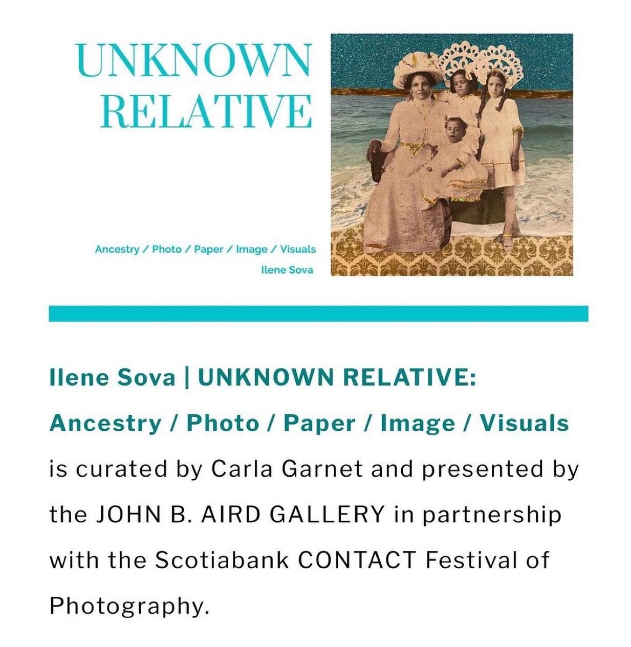 Tonight! 6:00 @airdgallery launch of catalogue for the Unknown Relative! With spoken word performance by @andreathompsonpoet