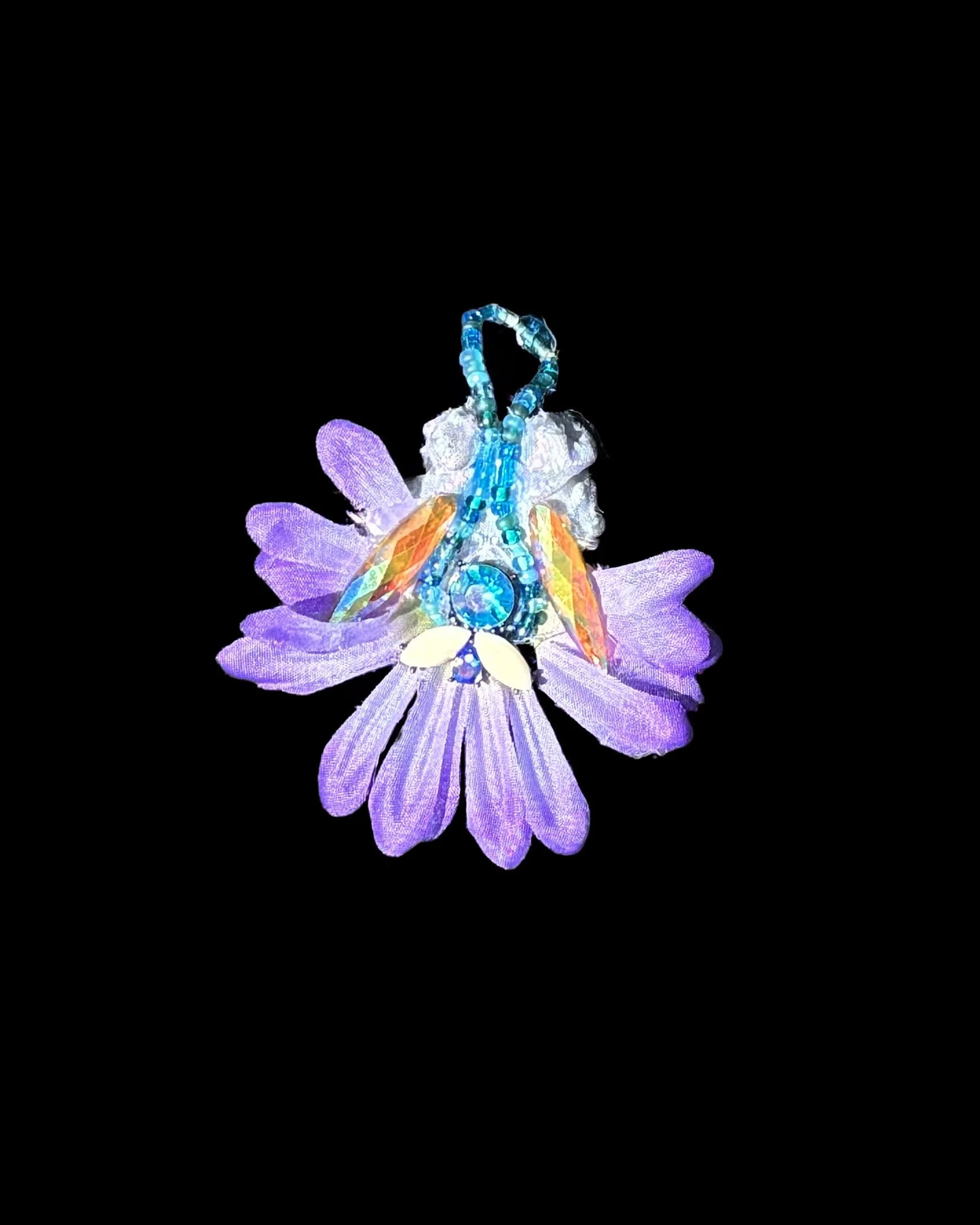  Ascension Spirit   
Soft Sculpture 
 Found Materials   
Discarded Doll, Fabric,  
Found Natural Materials,  
Costume Jewelry, Plastic Gems