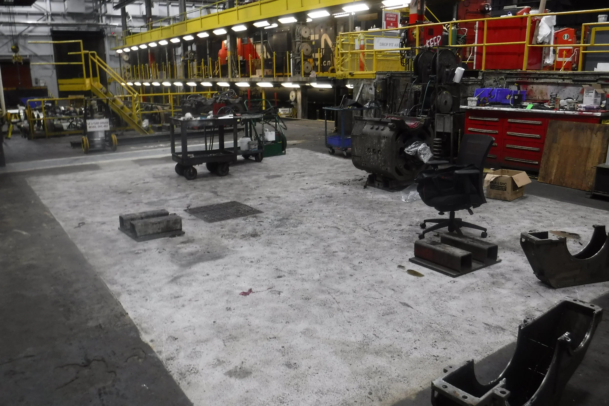 12 months service.  A busy, safe work area.