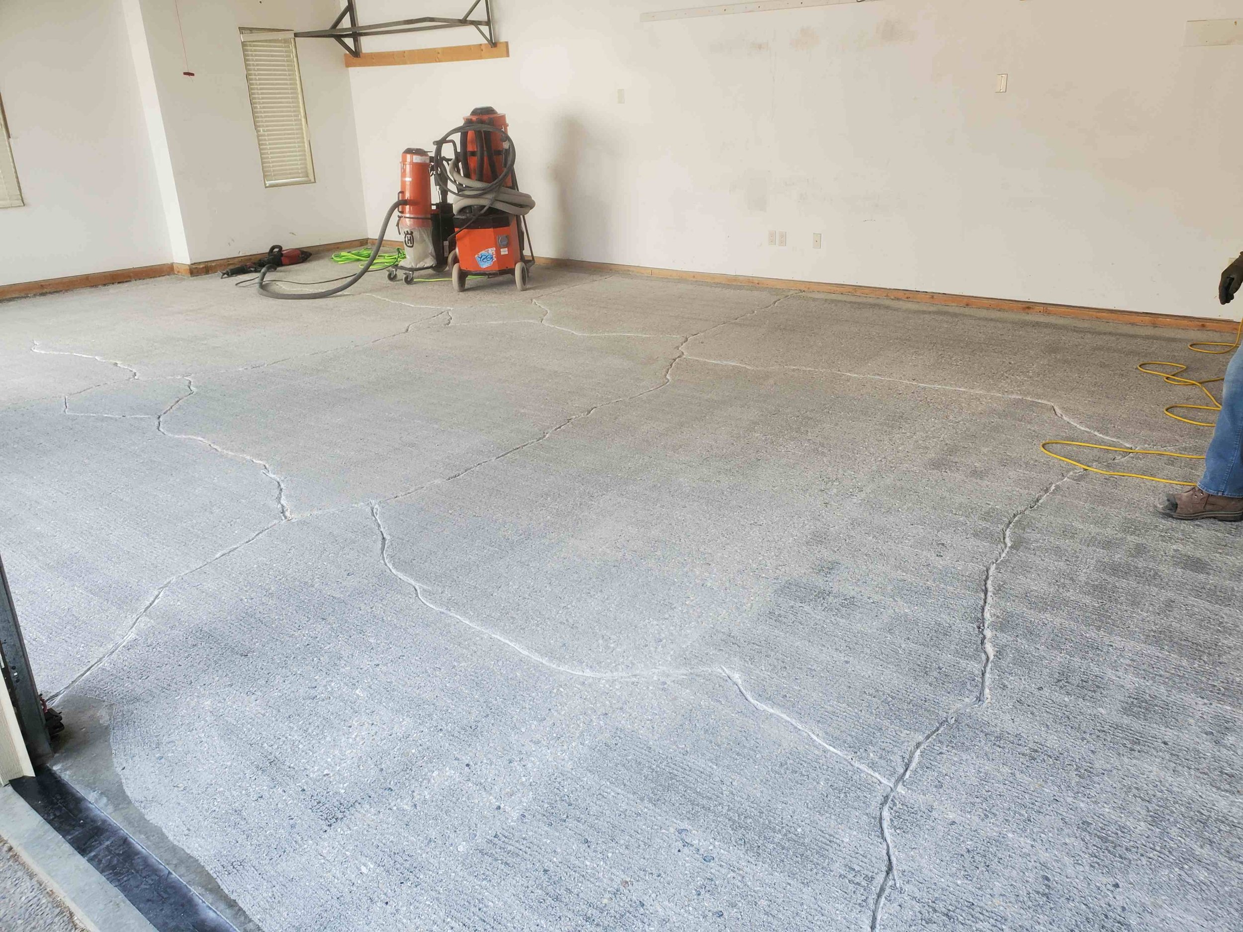 Our surface preperation goes beyond most garage flooring installers. We scarify, chase cracks and fully prepare all edges for a guarateed bond that will outlast the your vehicles!