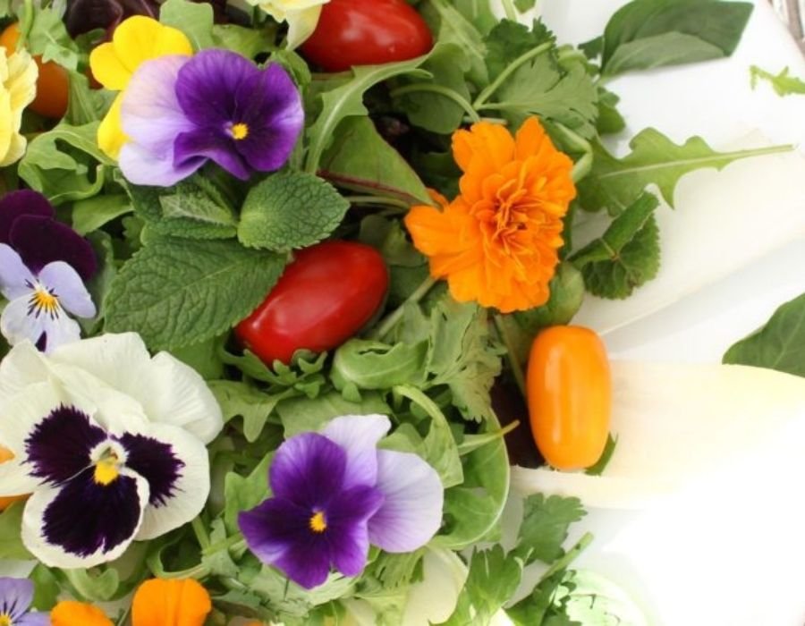 Flower Power Summer Salad