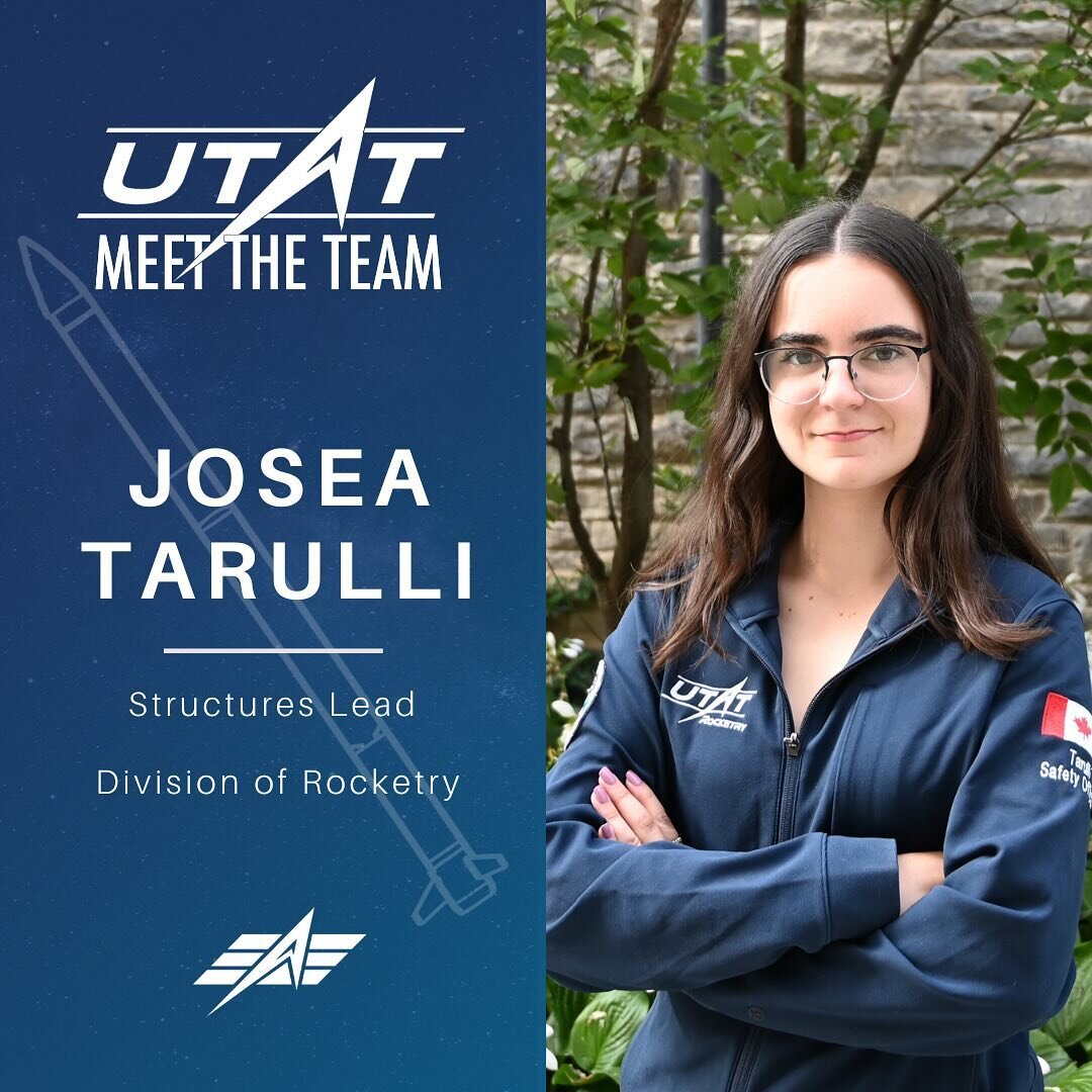 Hello! It&rsquo;s nice to meet you! My name is Josea! I&rsquo;m an EngSci Aero 2T4 + PEY and I&rsquo;m one of the leads of the Rocketry division and Executive Team!

I joined the UTAT Rocketry in my first year as a member of the Structures subsystem,
