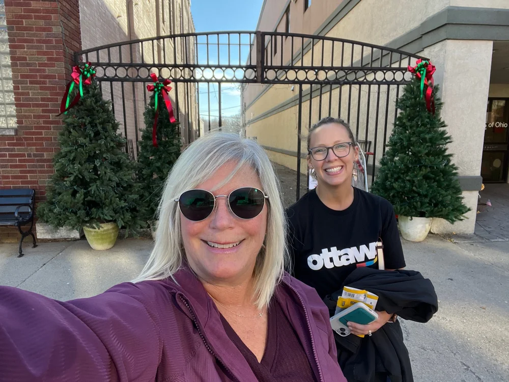 A few Christmas trees to liven up the space for the season!