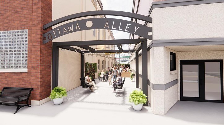 Go Ottawa was recently awarded a $7,500 Placemaking grant from the National Association of Realtors to help transform the alley between Always Blessed and RMS of Ohio into a vibrant, public destination for community use and enjoyment. 

We plan to st