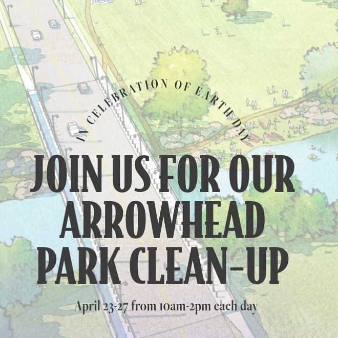 We will be at Arrowhead Park with the Greenspace Development Committee all of next week in celebration of Earth Day to help get it ready for the season! Please DM us if interested in helping out!