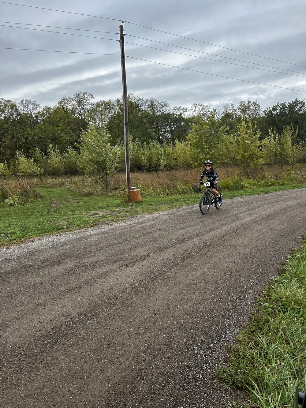 The end of the bike route at the Ottawa Reservoir