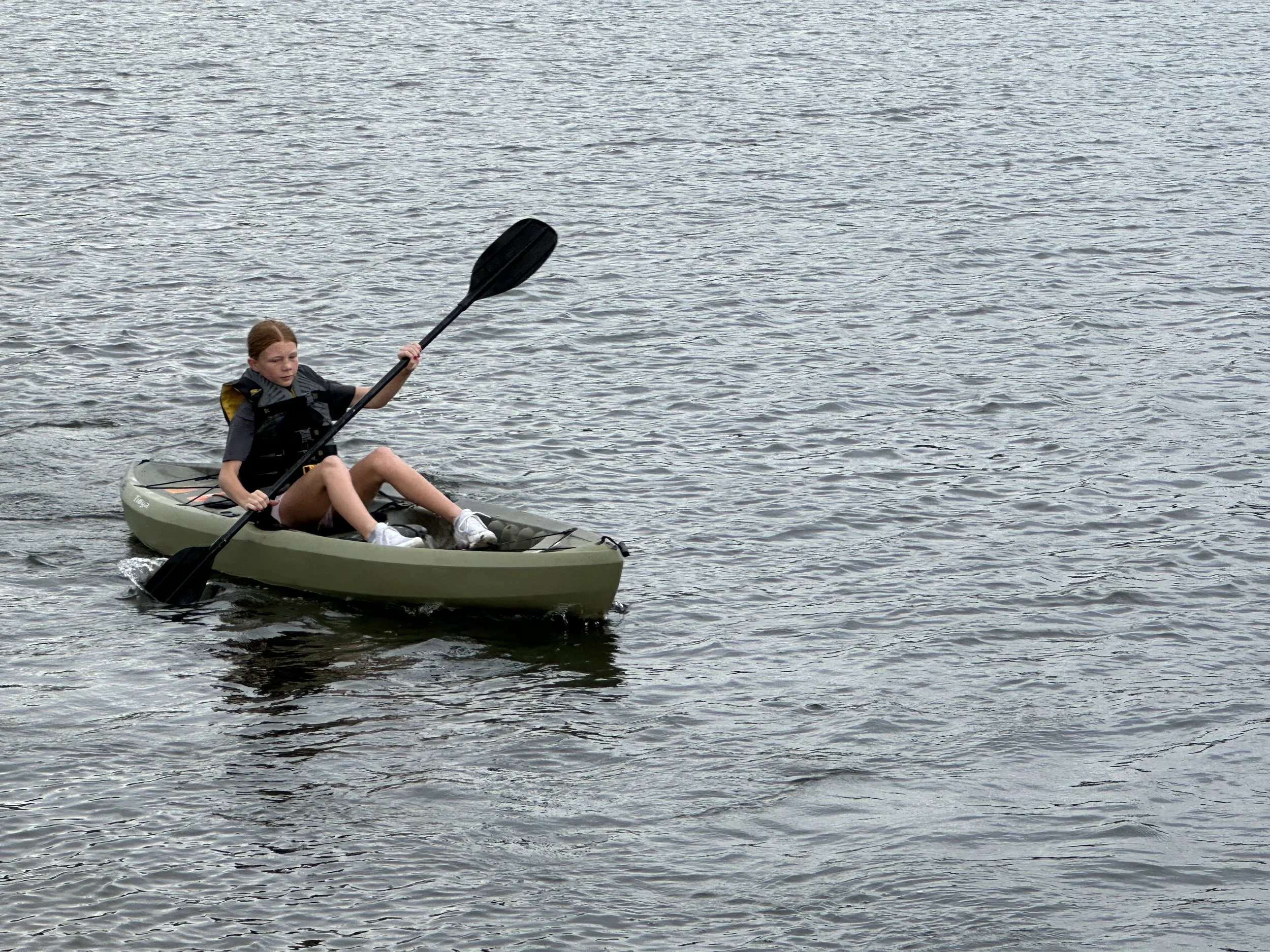 Kayakers on the Reservoir