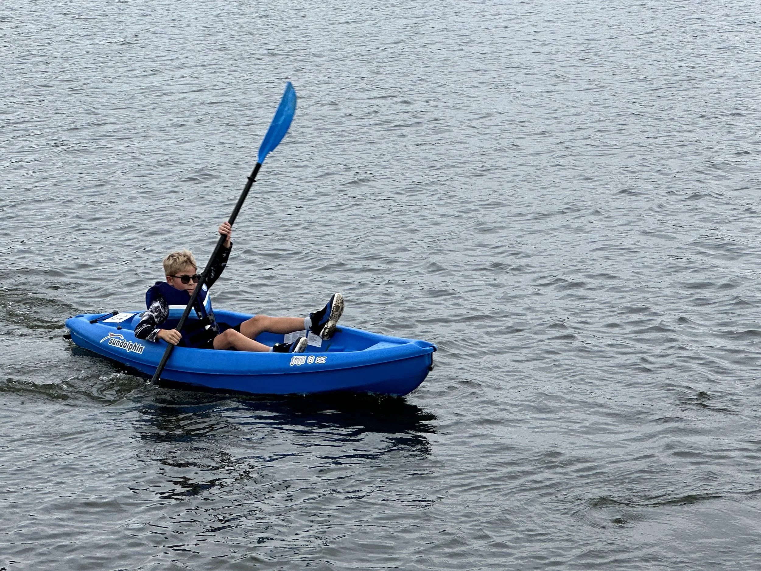 Kayakers on the Reservoir