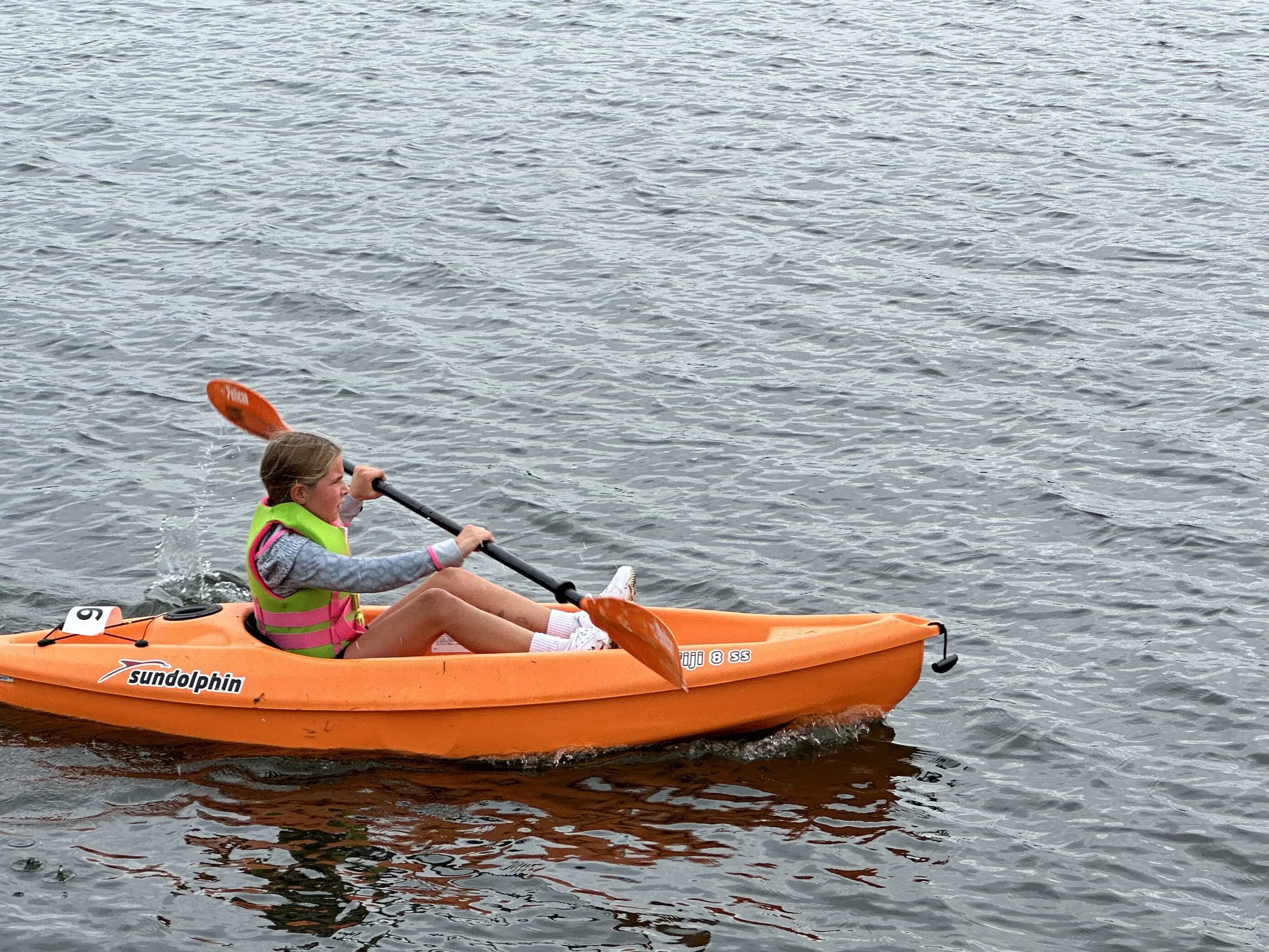 Kayakers on the Reservoir