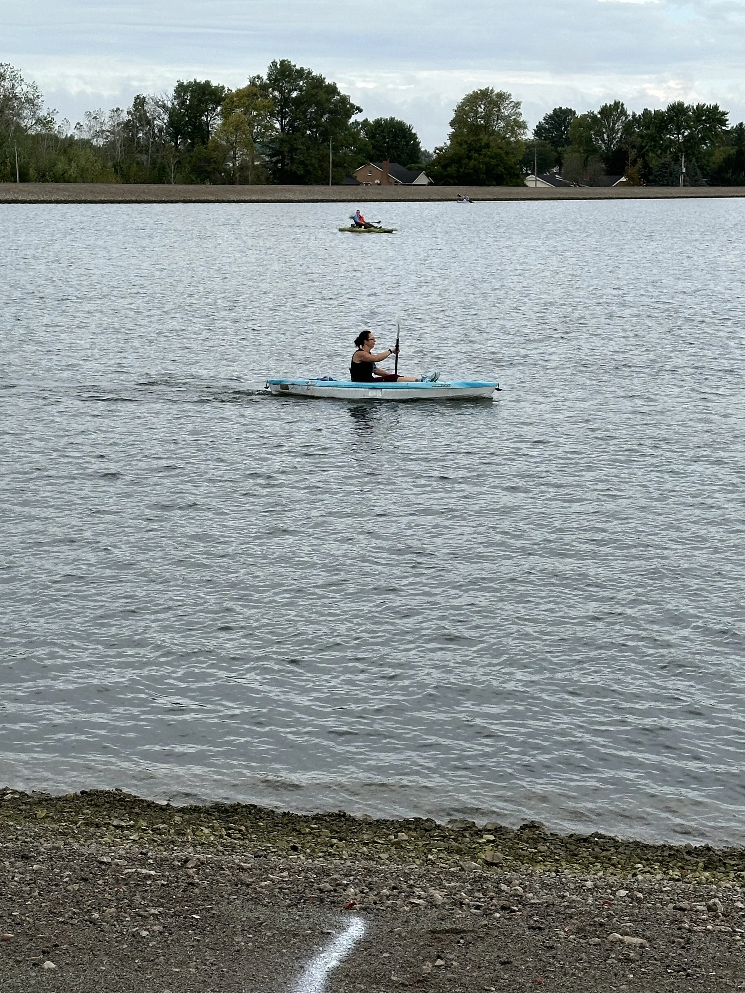 Kayakers on the Reservoir