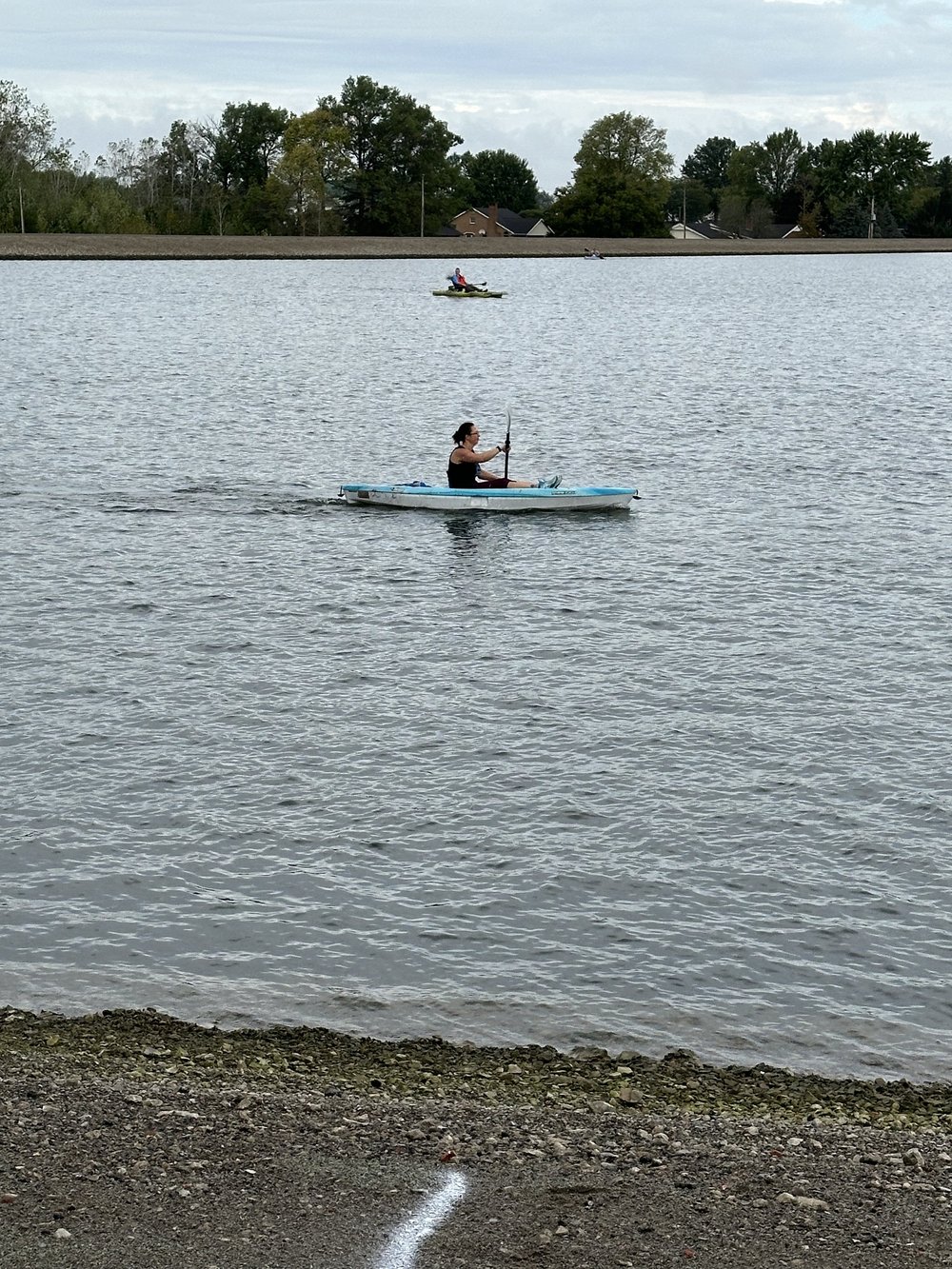 Kayakers on the Reservoir