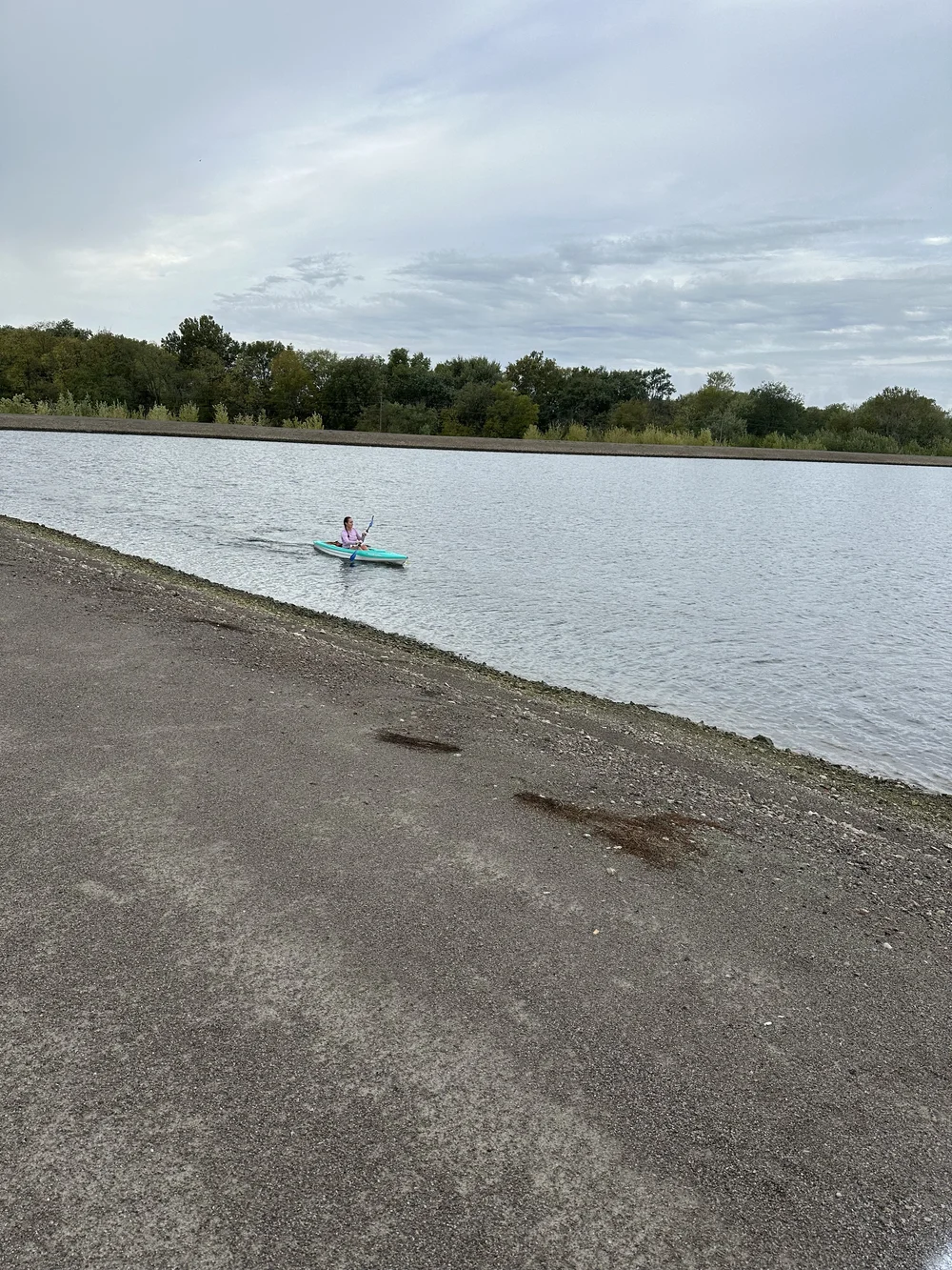 Kayakers on the Reservoir