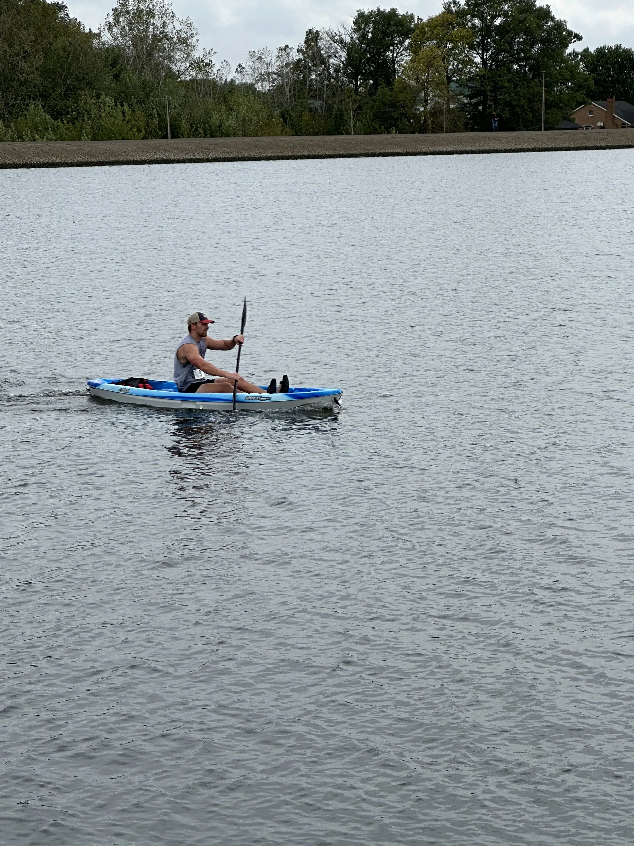 Kayakers on the Reservoir