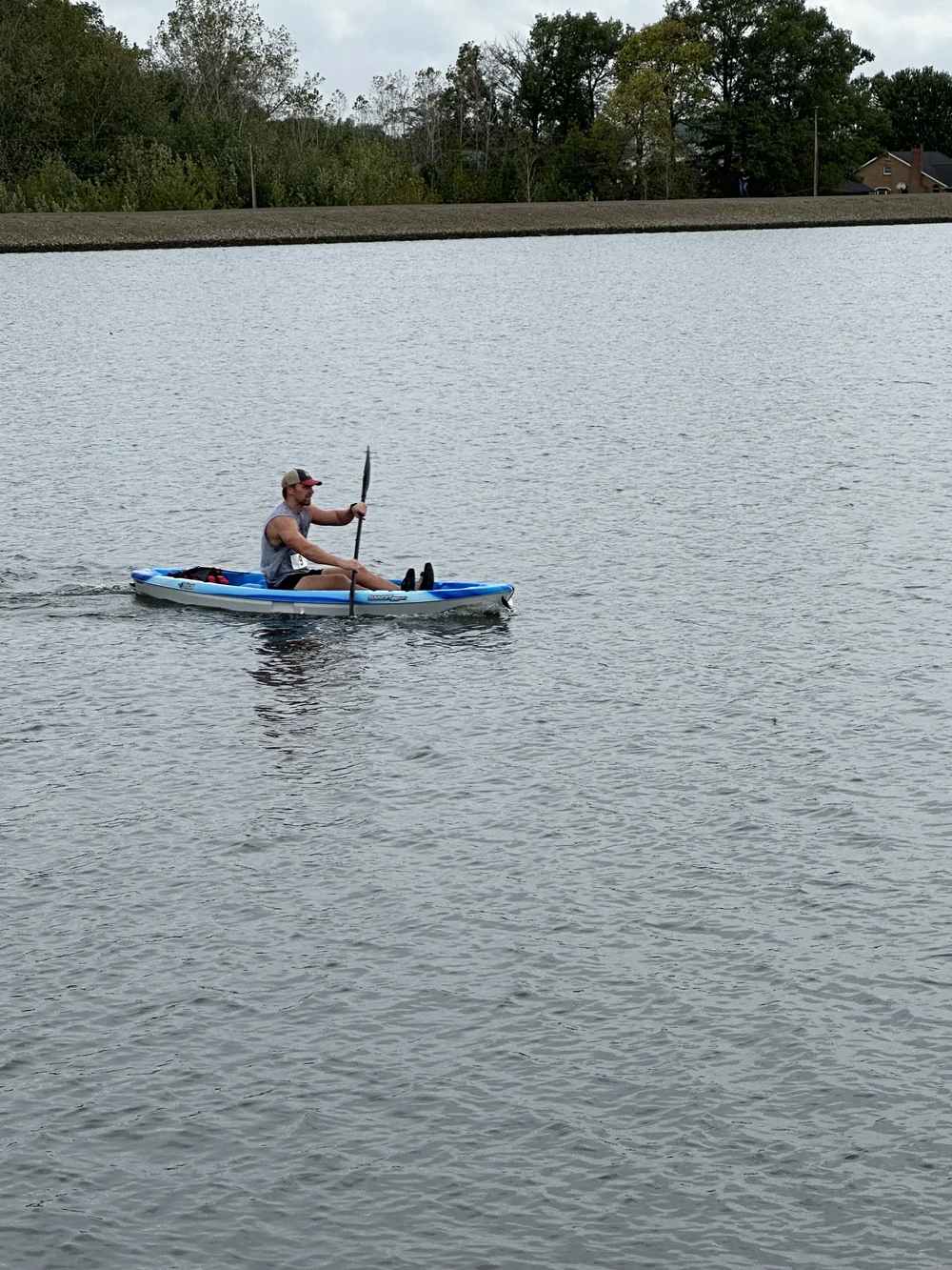Kayakers on the Reservoir