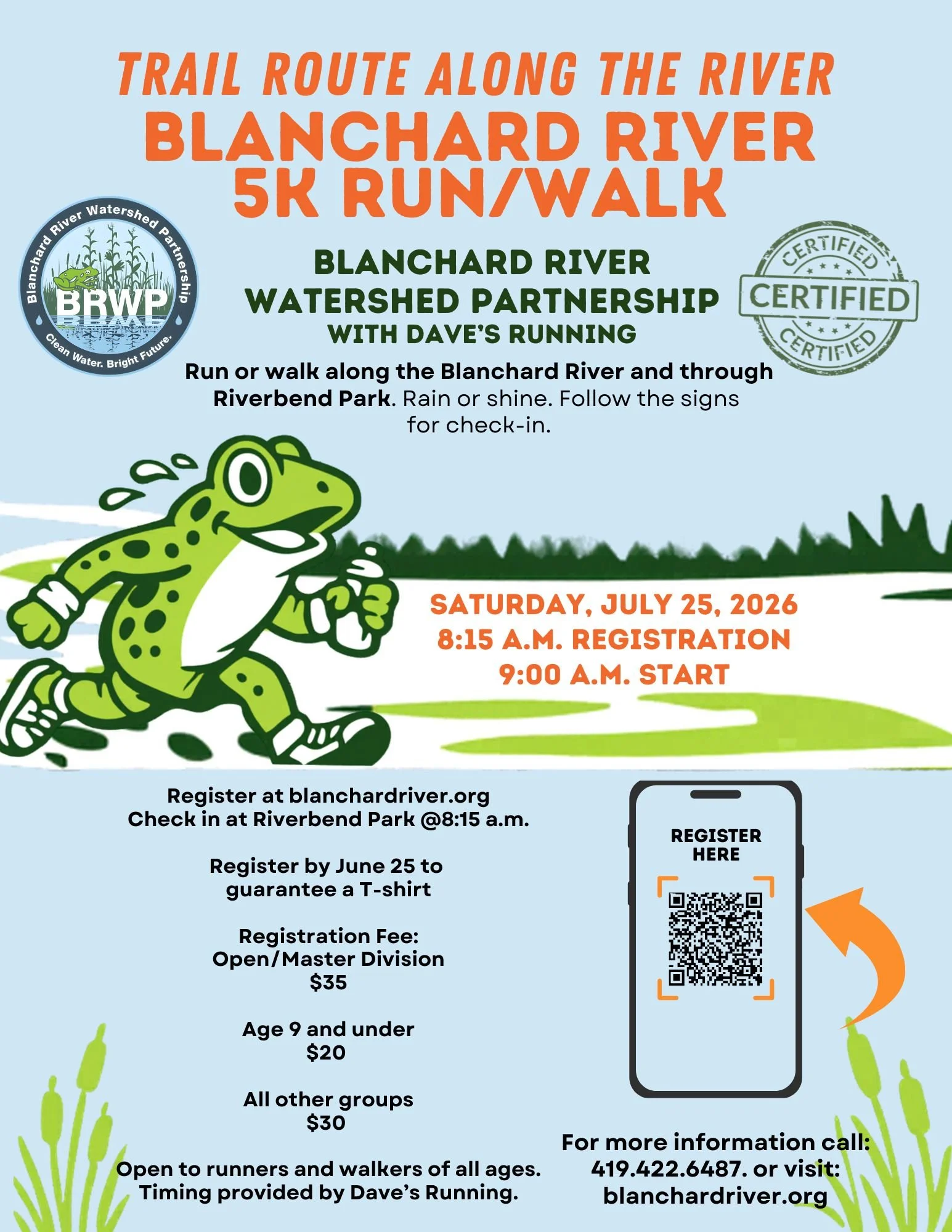 Blanchard River Watershed Partnership's Blanchard River 5K Run/Walk