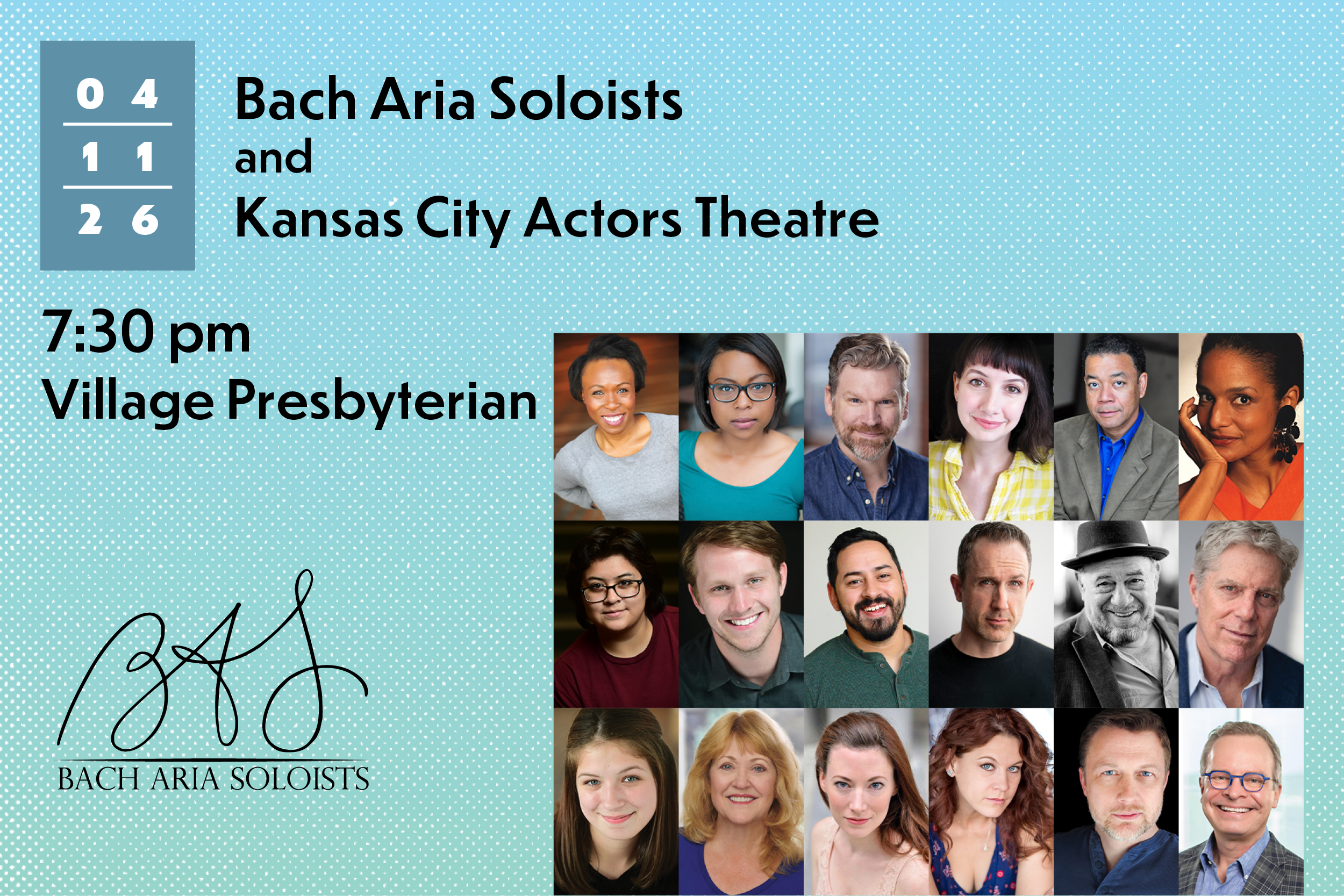 Bach Aria Soloists and Kansas City Actors Theatre