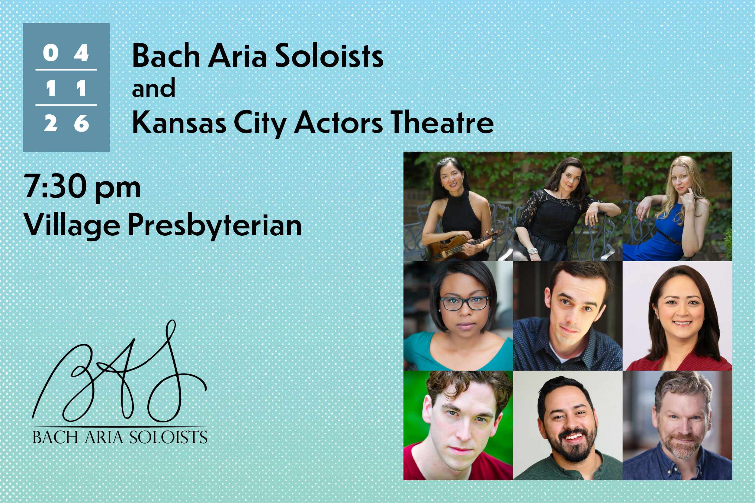 Bach Aria Soloists and Kansas City Actors Theatre