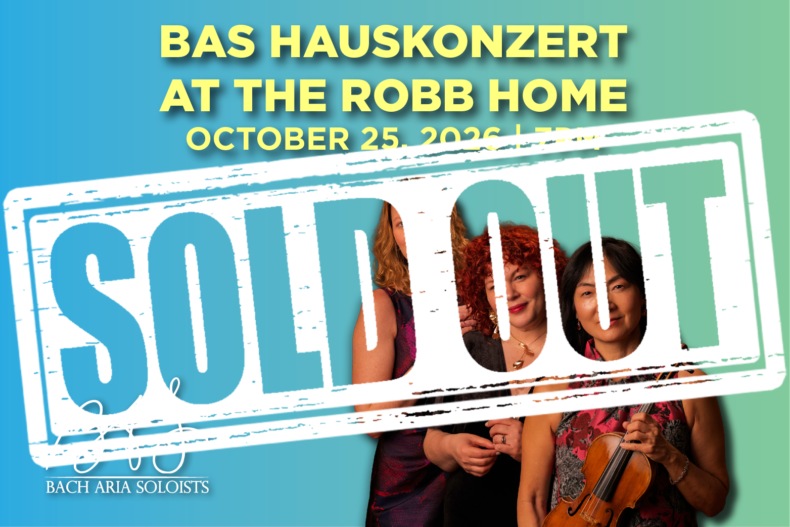 BAS Hauskonzert at the Robb Home