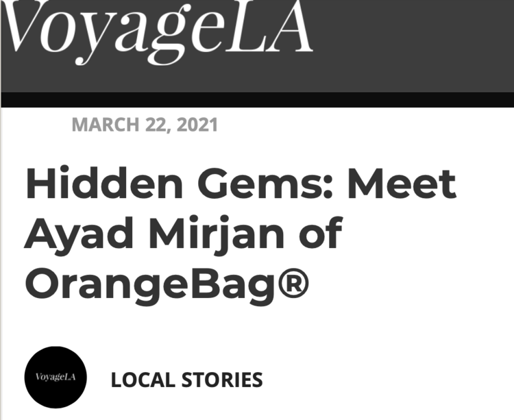 OrangeBag Featured in VoyageLA Mag!