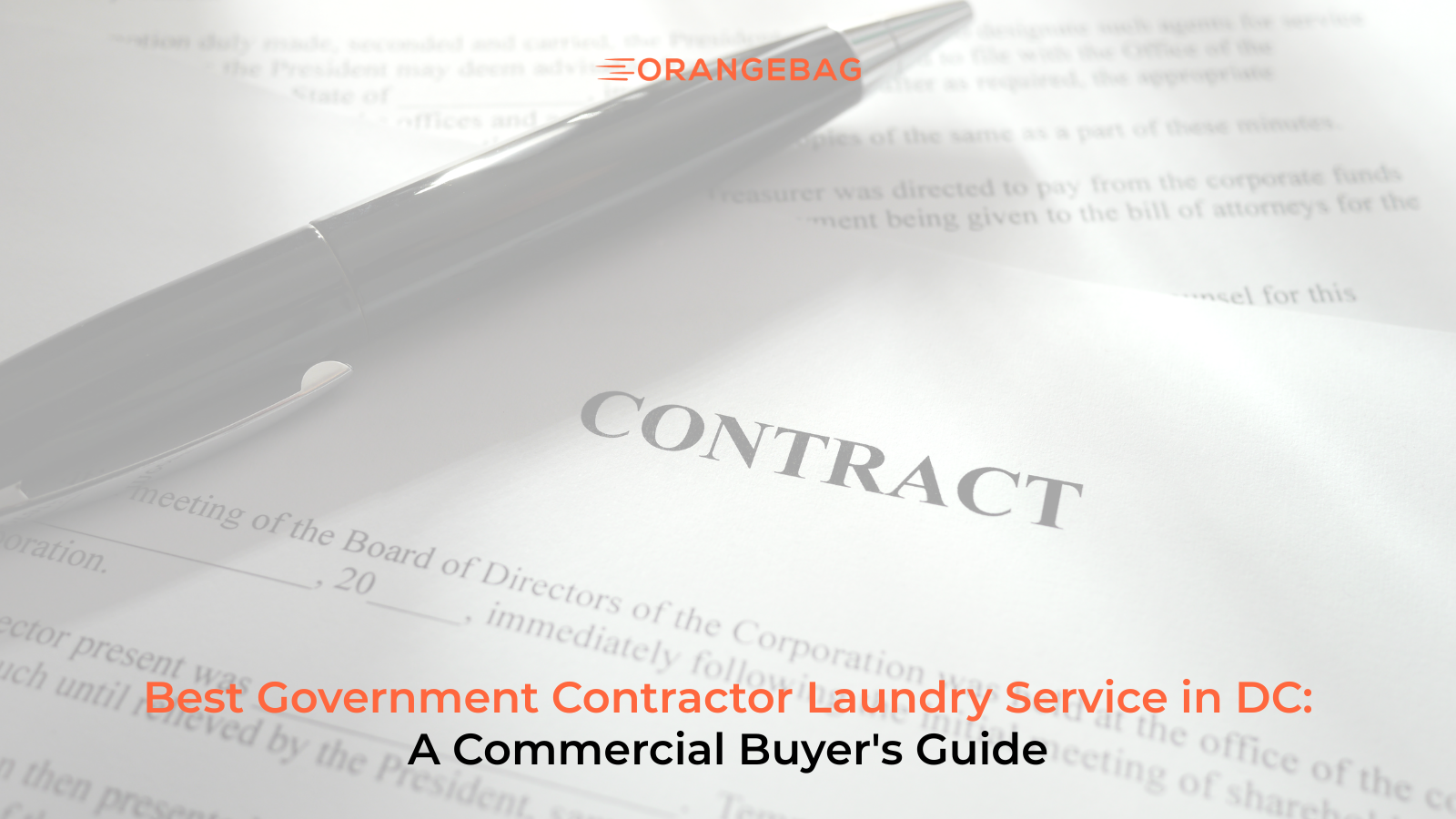Best Government Contractor Laundry Service in DC: A Buyer's Guide