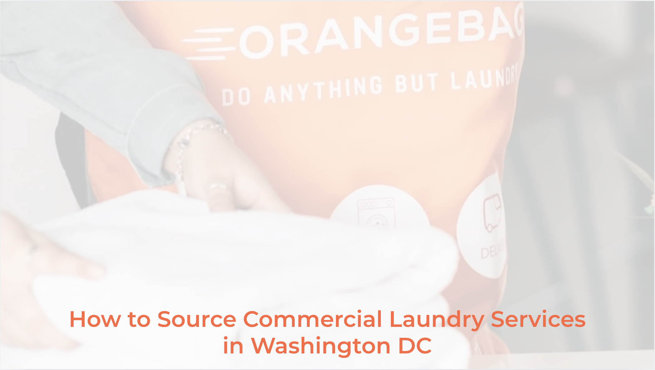 How to Source Commercial Laundry Services in Washington DC: Procurement Guide