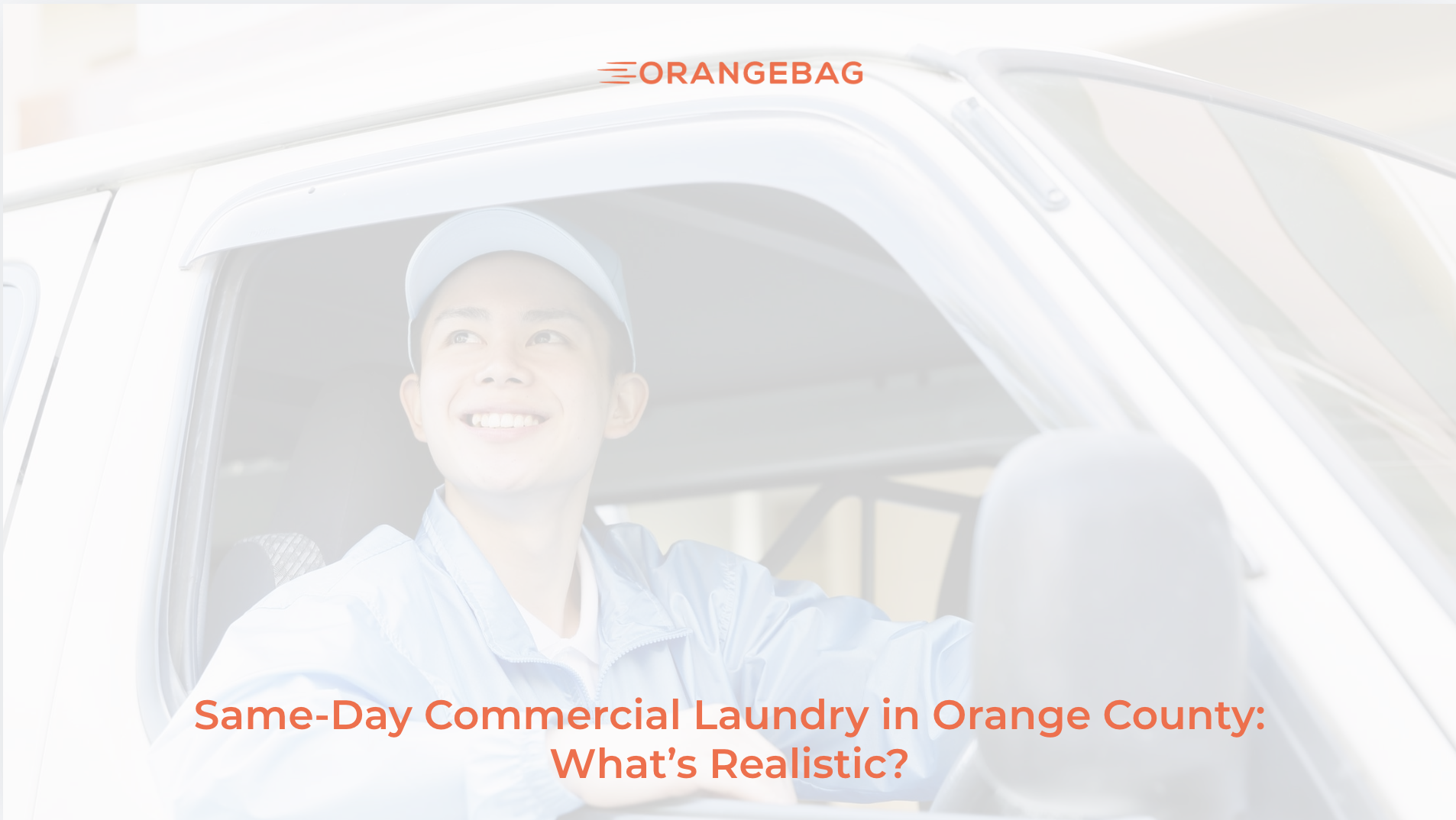 Same-Day Commercial Laundry in Orange County: What’s Realistic?