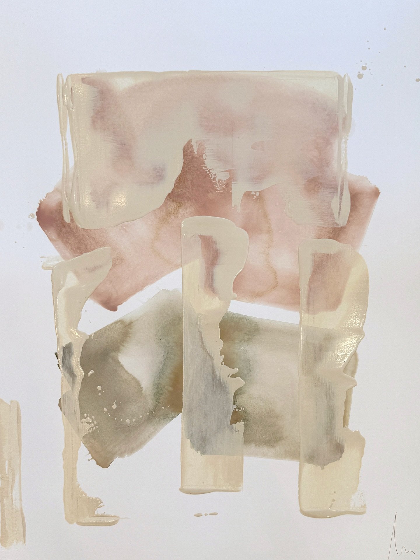 &ldquo;Subtly Demure&rdquo; 30 x 22 in. Work on Paper | Wade Hampton Soir&eacute;e #lauradeems
