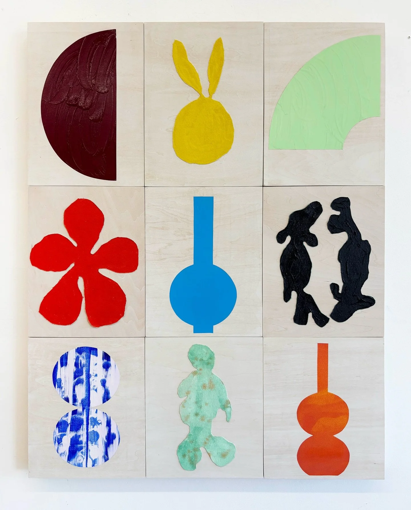 What I love about collaborating is that it pushes you - challenges your perceptions and celebrates the interplay between discipline and discovery 🧿 &ldquo;Afternoon Reign&rdquo; 30 x 36 inches @cameronwilsonritcher | LD x CWR Off Grid Collaboration