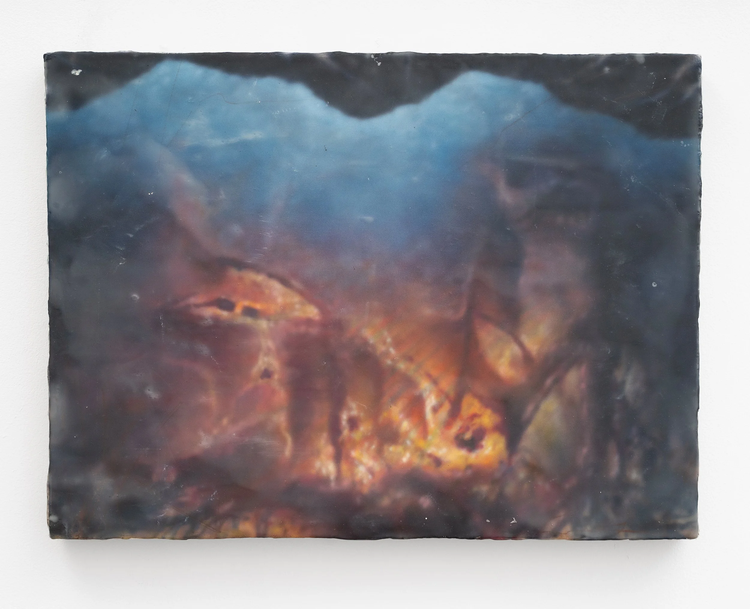 solitude / bandaged
30" x 20"
acrylic, encaustic, pigment on canvas stretched over handmade wood panel
2026