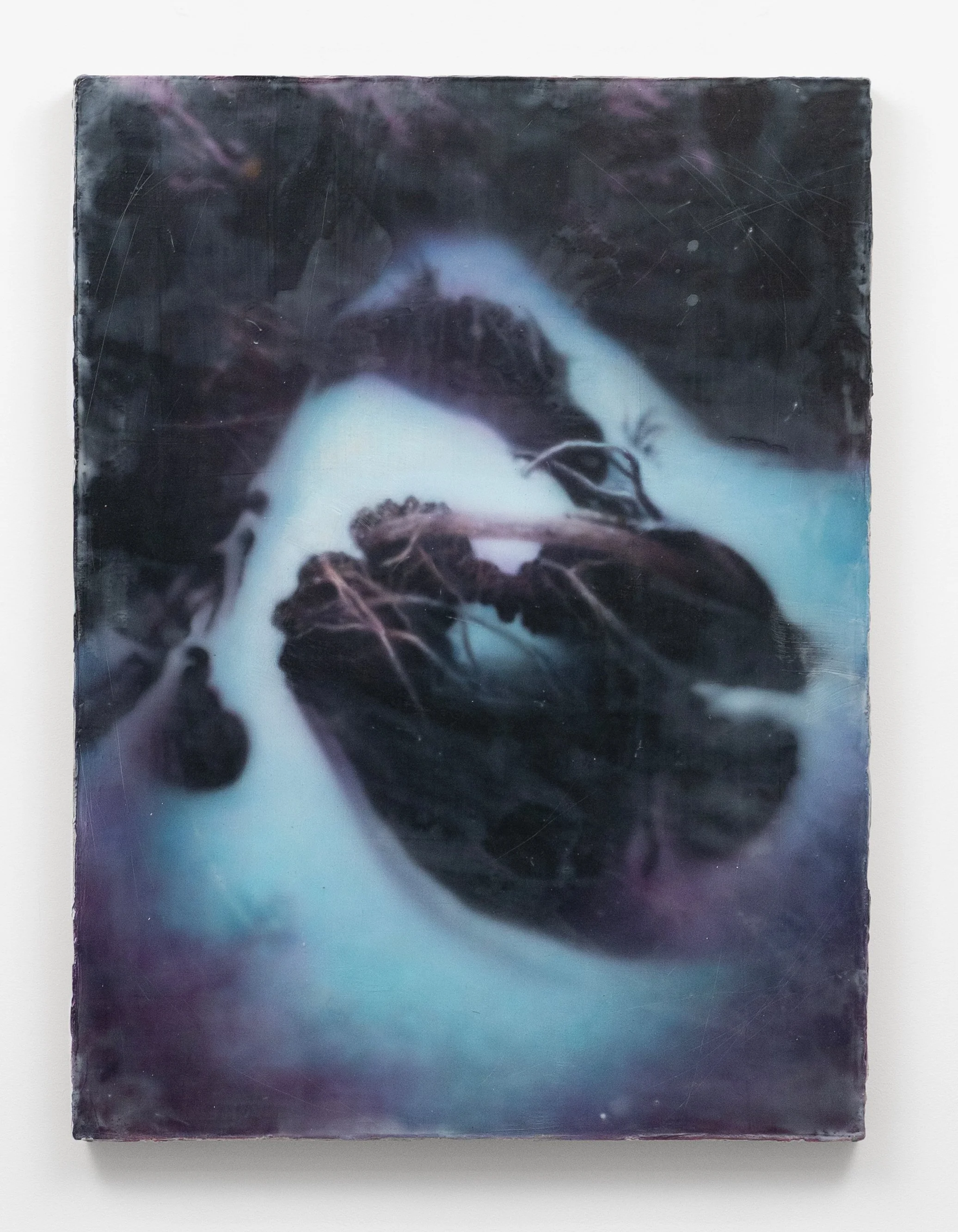 cold ash / respite
30" x 40"
acrylic, encaustic, pigment on canvas stretched over handmade wood panel
2026