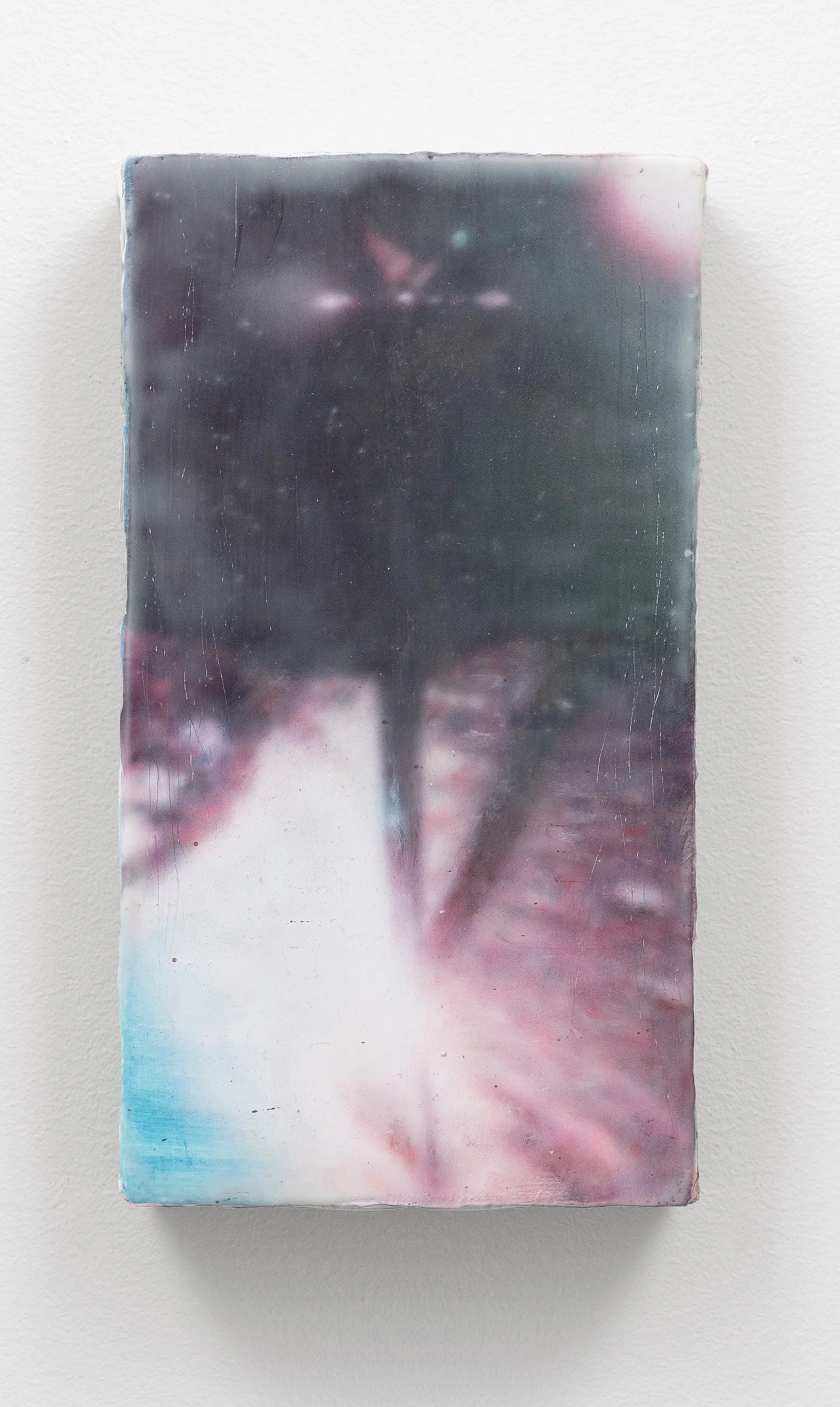 the lonely
6 3/4" x 12"
acrylic, encaustic, oil, pigment on canvas stretched over handmade wood panel
2026