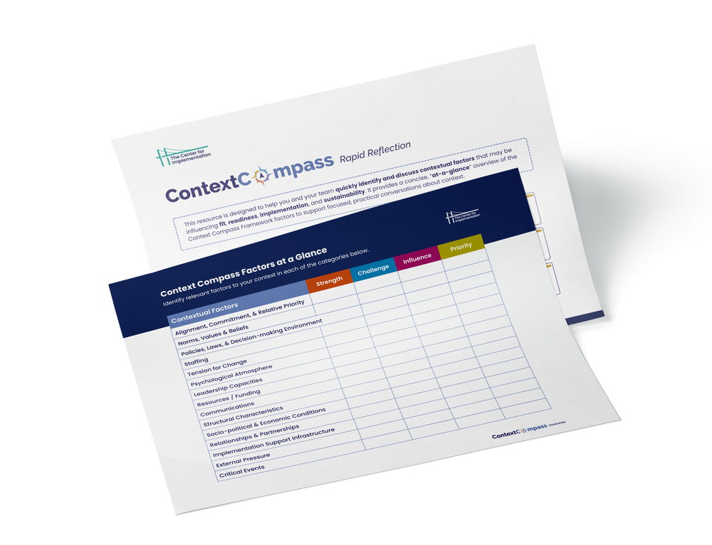 Context Compass Rapid Reflection for Context Assessment (Free Download)