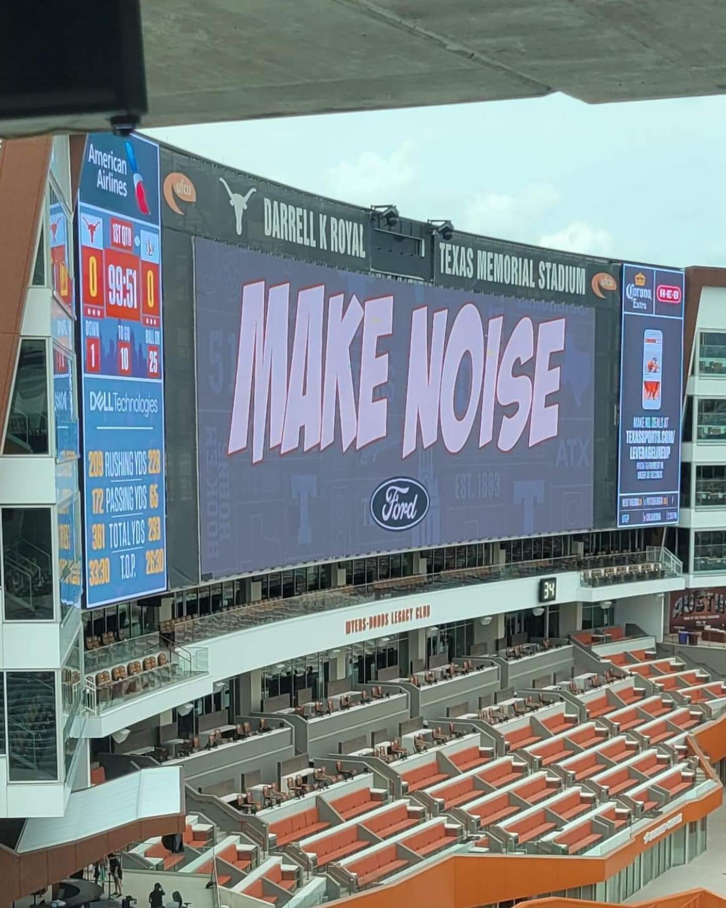 Little Daktronics board at DKR! Tricky install!