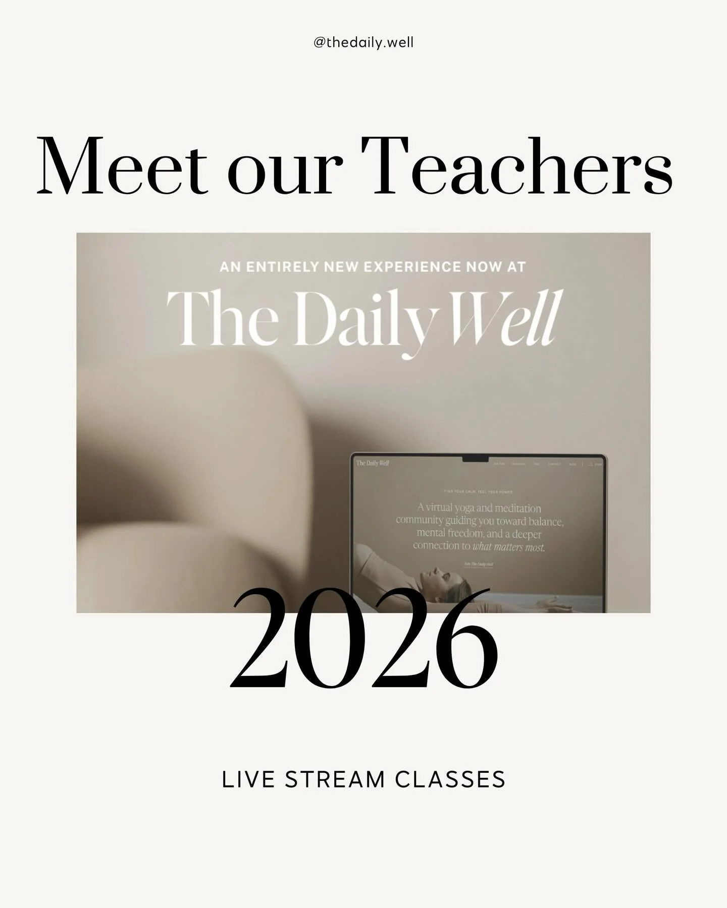 The new 2026 schedule kicks off this week! 🥳