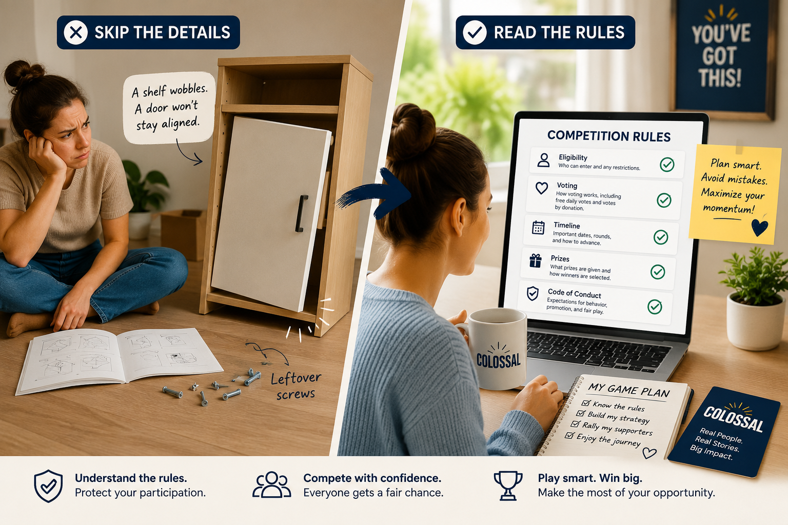 Read the Colossal Competition Rules