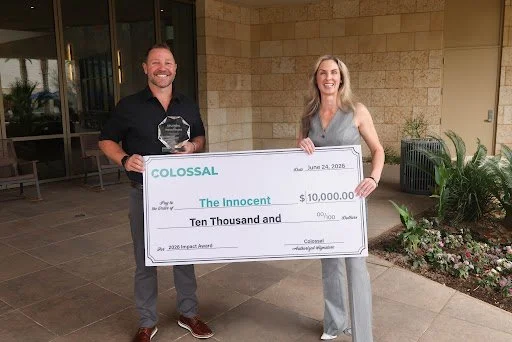 Mary Hagen CEO Colossal Honors The Innocent's Nate Lewis