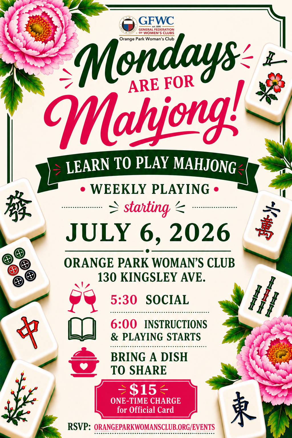 Mondays Are for Mahjong!