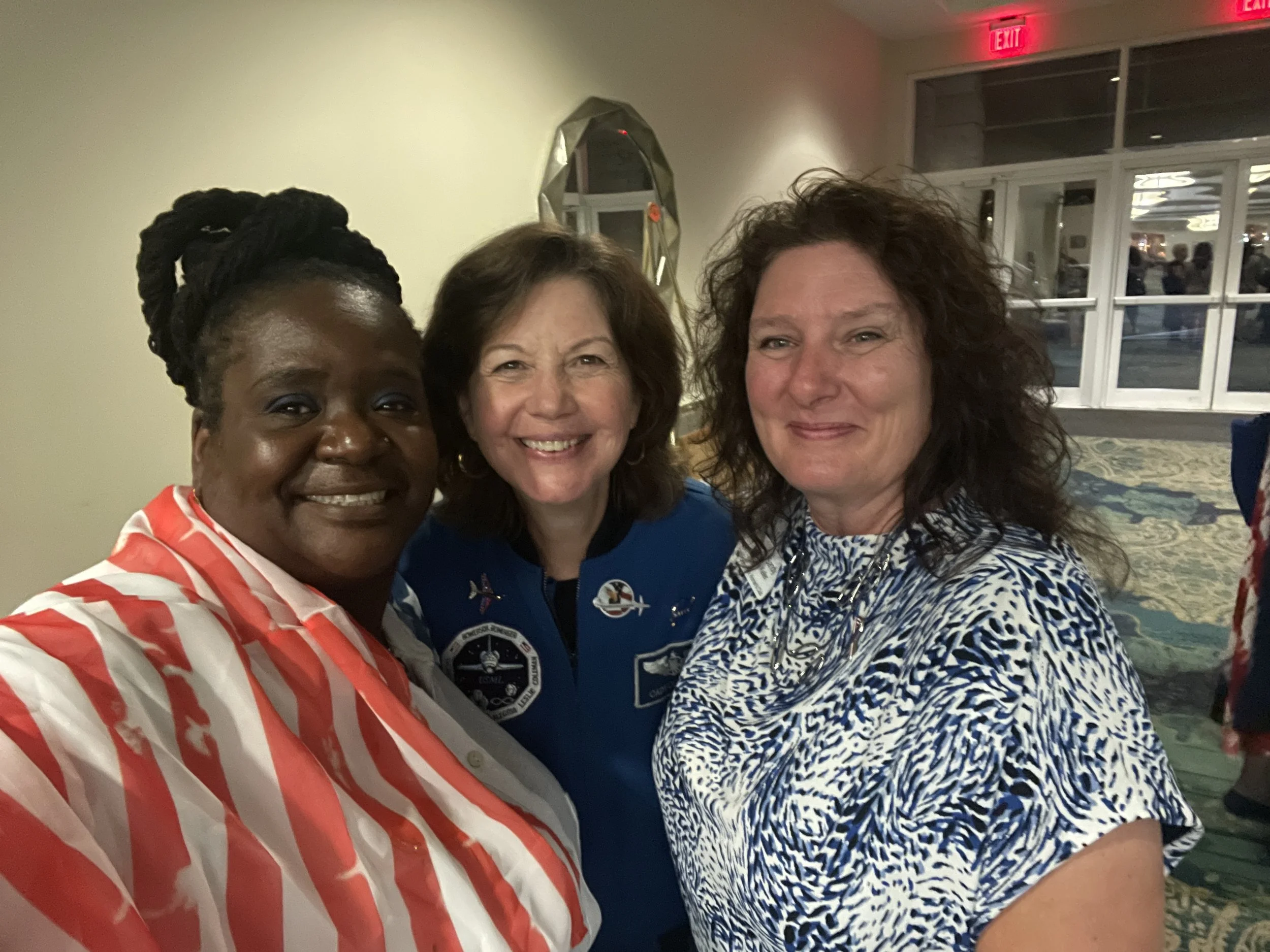 Members at Conference wtih Astronaut Cady Coleman
