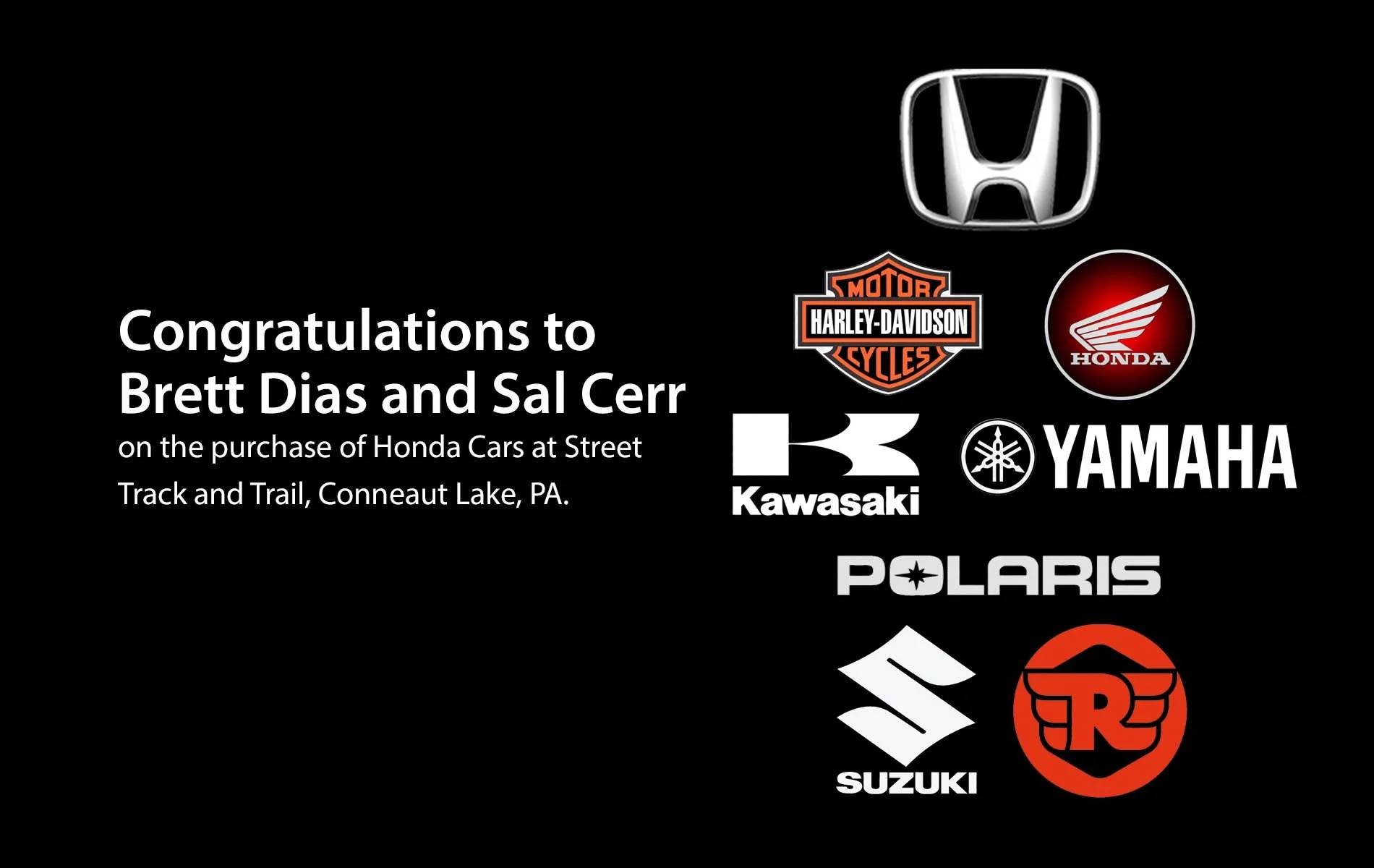 Honda Cars at Street Track and Trail