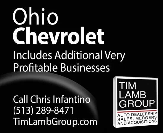 Ohio Chevrolet auto dealership for sale