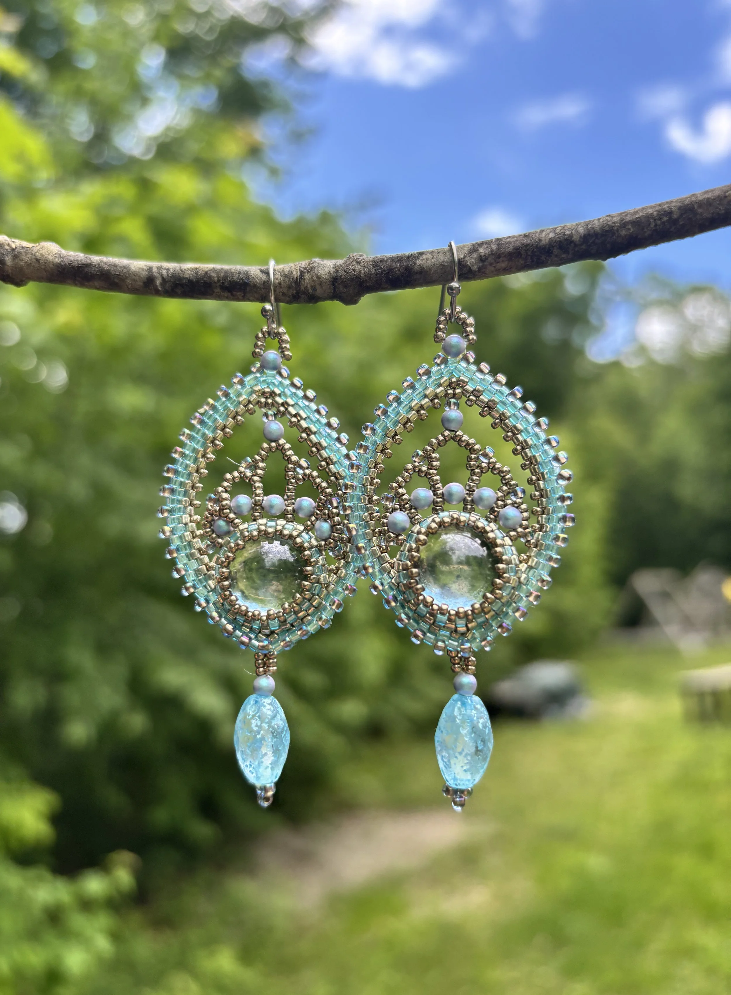 Ventaglio Earrings Kit - Sky Colorway