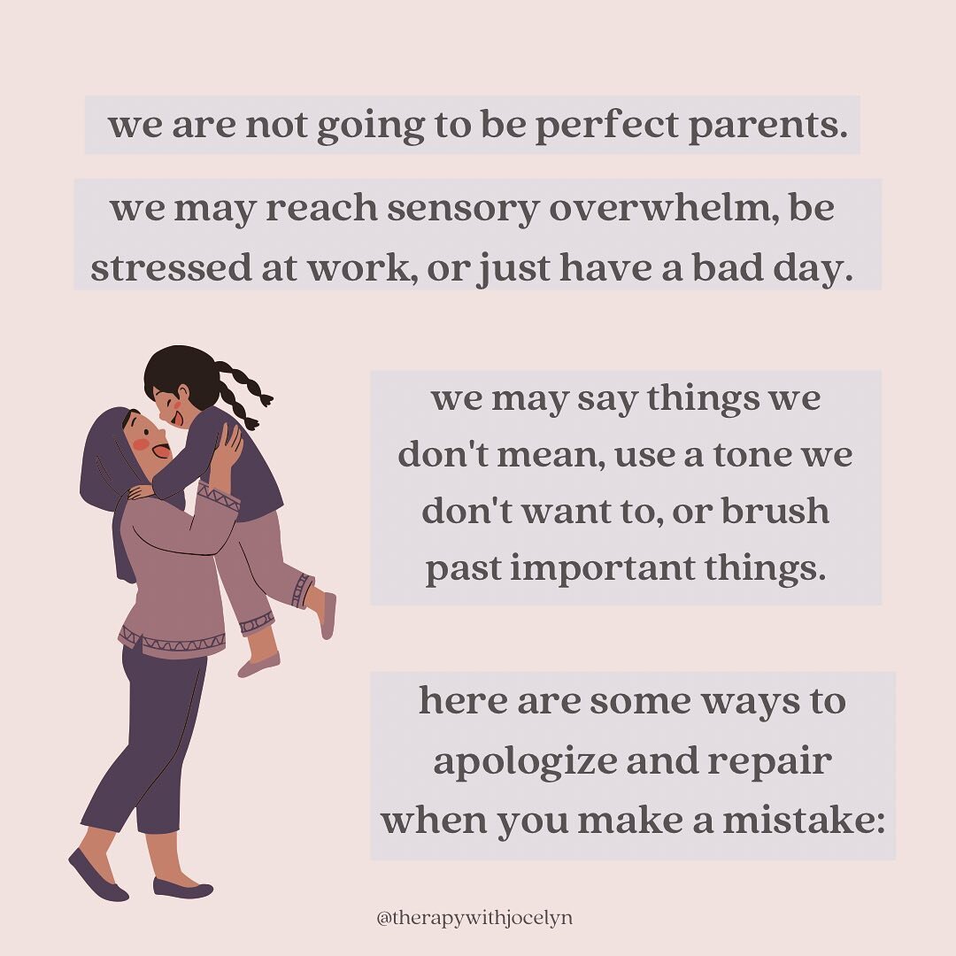 We are not always going to get it right as parents. There are going to be days where we are not feeling our best and we act in ways that we aren&rsquo;t proud of. And that&rsquo;s okay. 💜

We don&rsquo;t have to be perfect. But we do have to practic