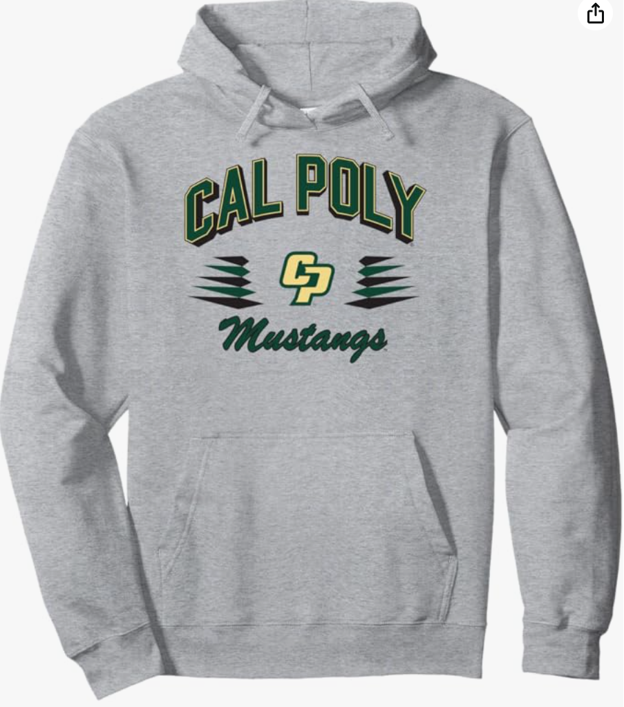 Cal Poly Mustangs Retro Hoodie