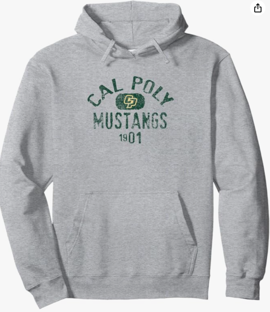 Cal Poly Mustangs Vintage Hoodie
